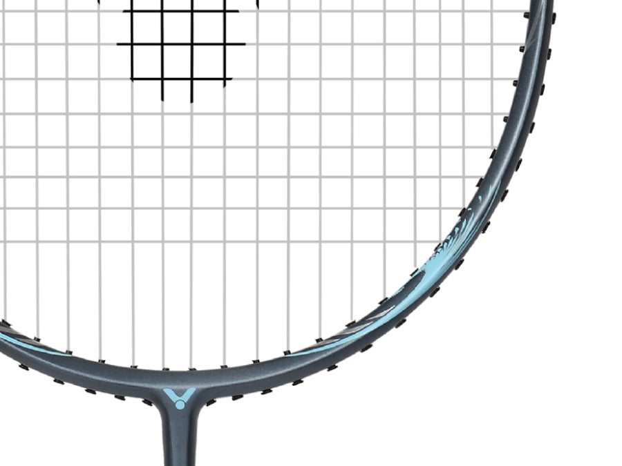 Victor JetSpeed S 700HT H Grey Badminton Racket by Victor - back view - TopCricketStore