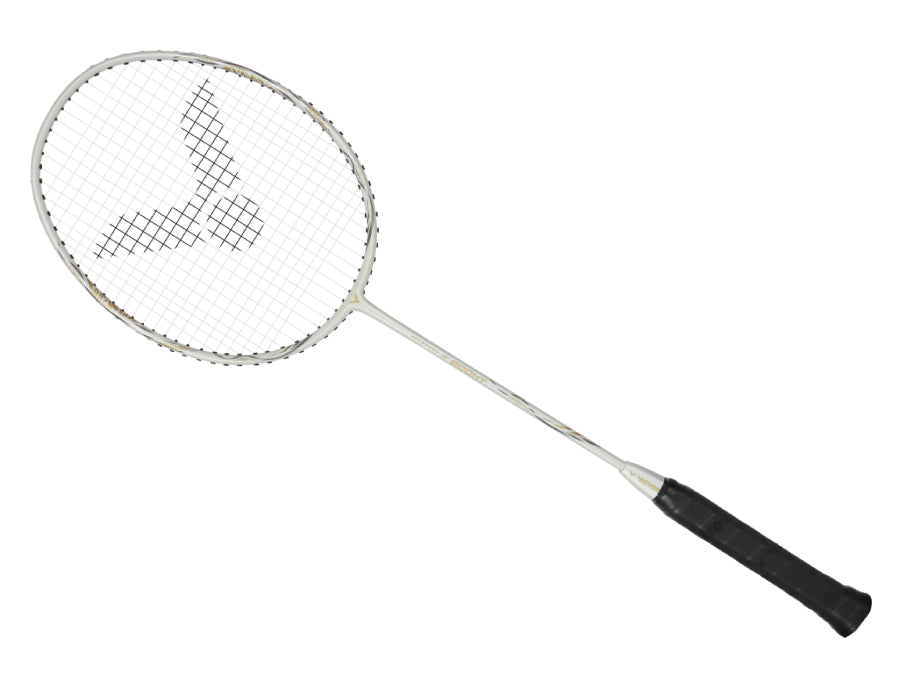 Victor JetSpeed S 800HT A Badminton Racket by Victor - close-up detail - TopCricketStore