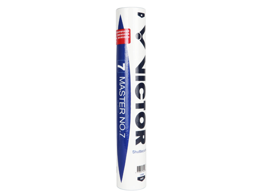 Victor Master No.7 Badminton Feather Shuttlecocks Speed 77