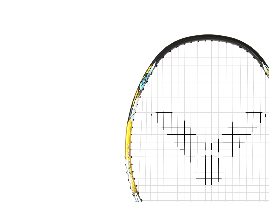 Victor Thruster K M134 Black Badminton Racket by Victor - in-use view - TopCricketStore