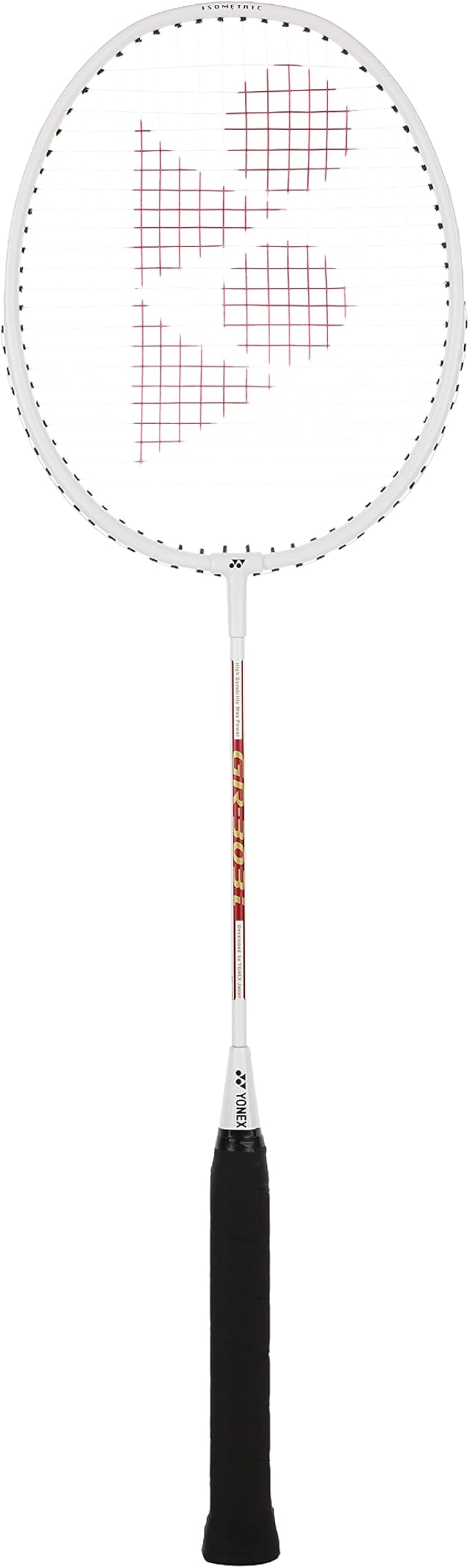 Yonex GR-303i White Badminton Racket Prestrung - Made in India