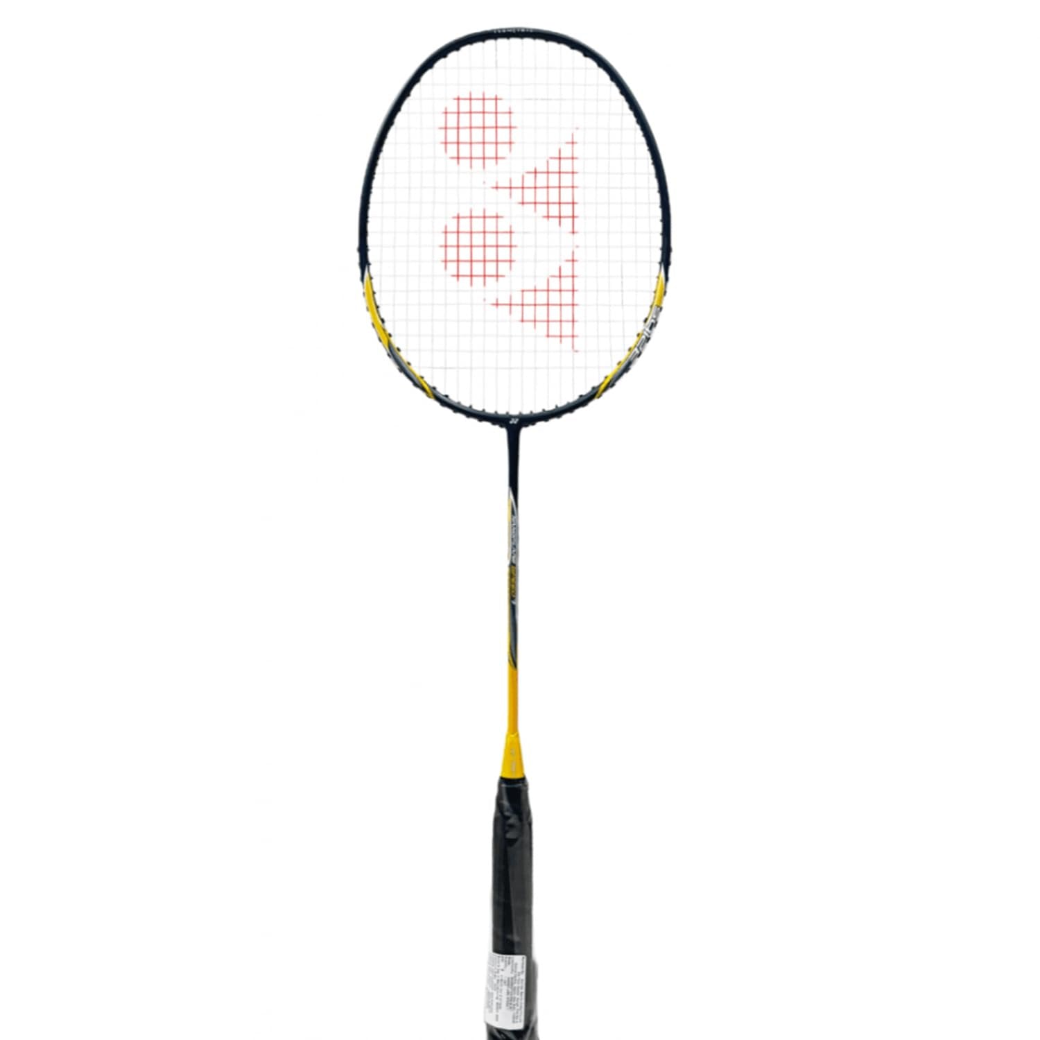 Yonex Nanoflare Speed 7 Black Badminton Racket Prestrung - Made in India by Yonex - back view - TopCricketStore