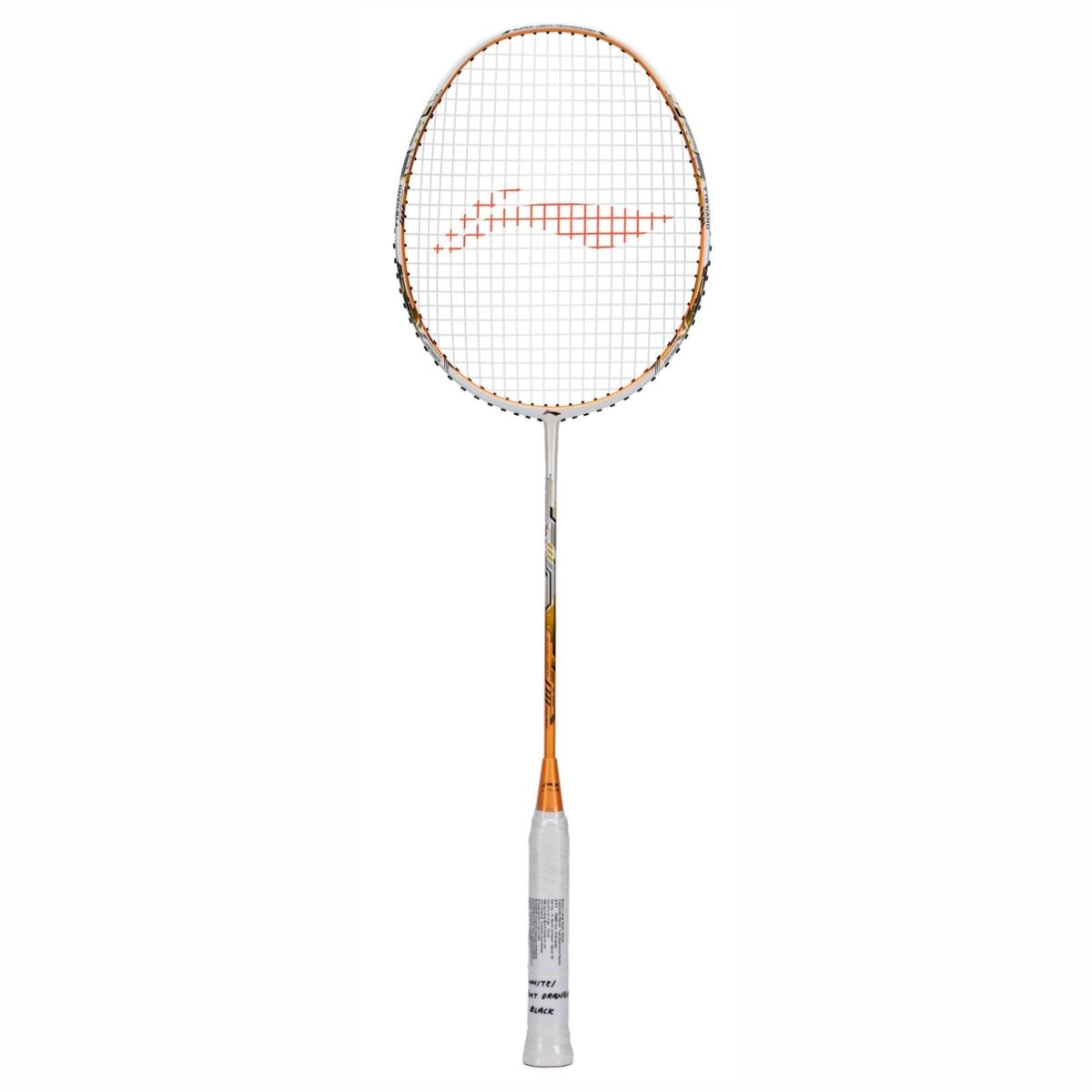 Li-Ning Air Force 78 G3 Badminton Racket Prestrung (White/Light Orange/Black)