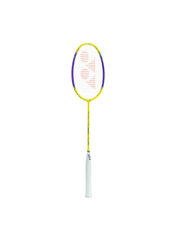 Yonex Nanoflare 002 Clear Yellow Badminton Racket Prestrung - Made In China by Yonex - back view - TopCricketStore