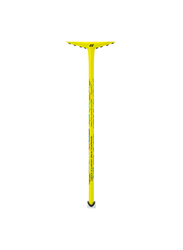 Yonex Nanoflare 002 Clear Yellow Badminton Racket Prestrung - Made In China by Yonex - close-up detail - TopCricketStore