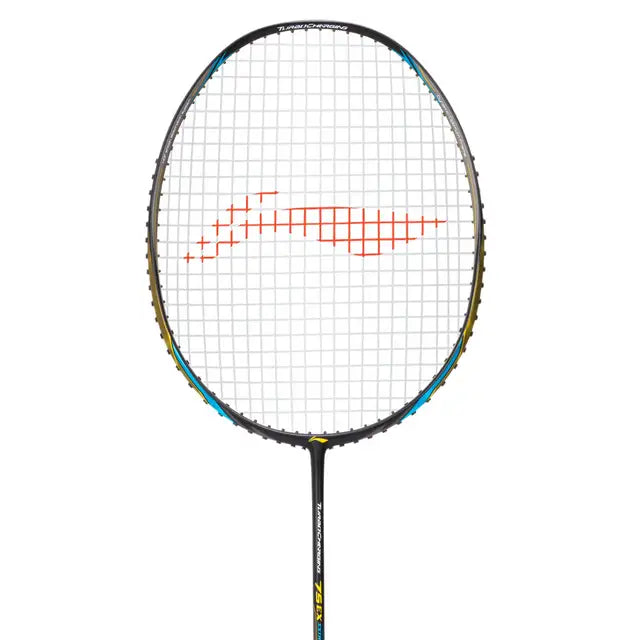 Bagas Maulana playing with Li-Ning Turbo Charging 75 EX badminton racquet