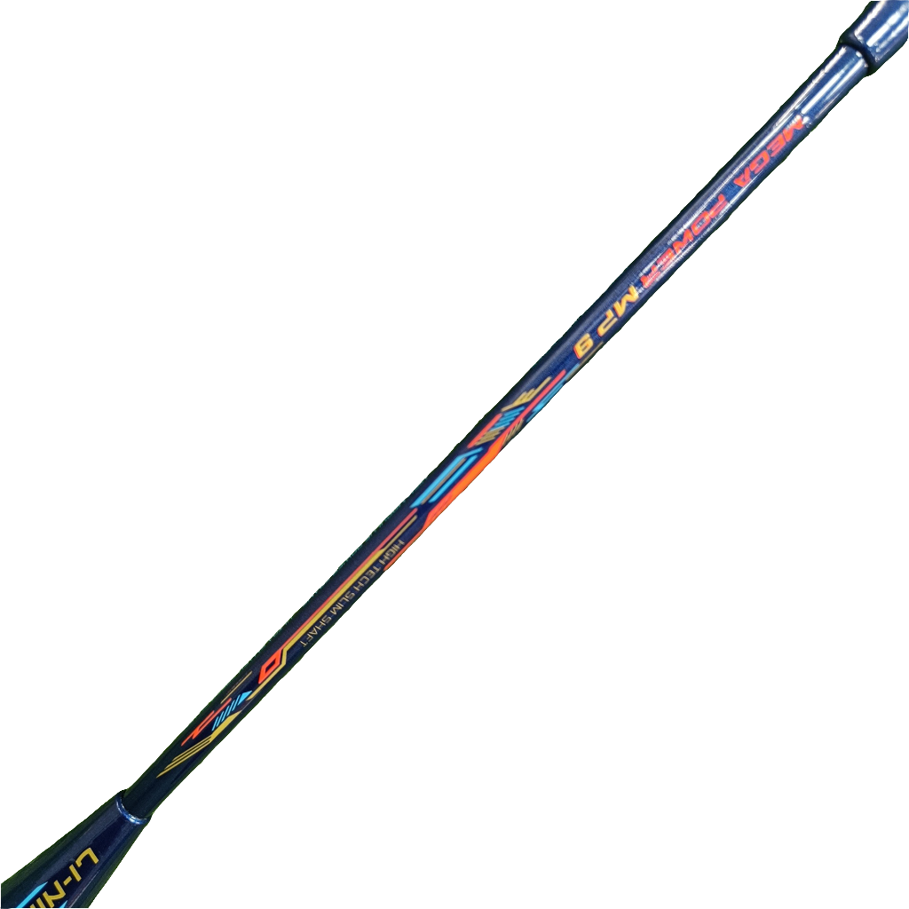 Li-Ning Mega Power 9 Badminton Racket Prestrung by Li-Ning - back view - TopCricketStore