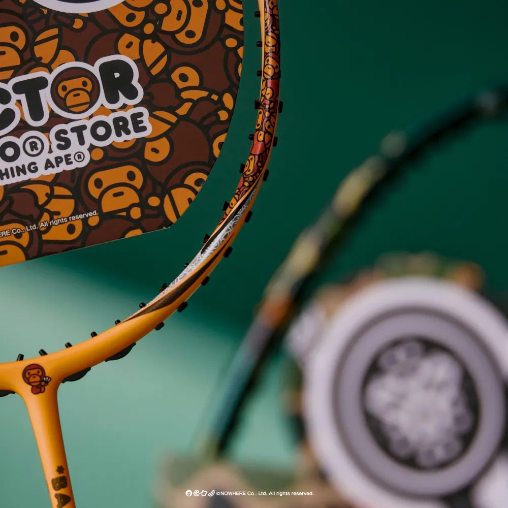 Victor x Baby Milo Auraspeed (ARS-BABYMILO-O) Badminton Racket - Milo Orange Unstrung Victor