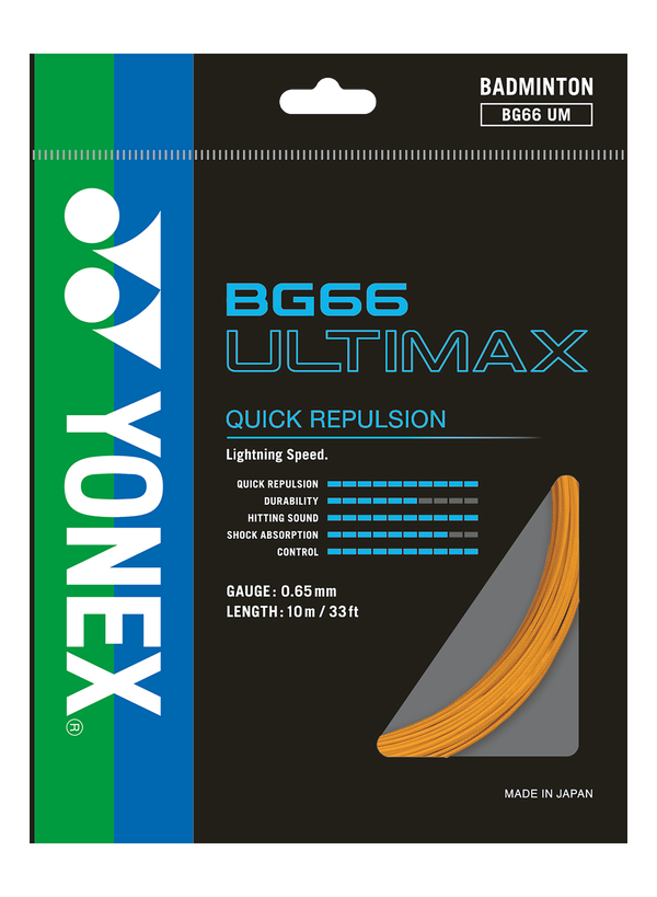 Yonex Badminton String BG66 Ultimax
