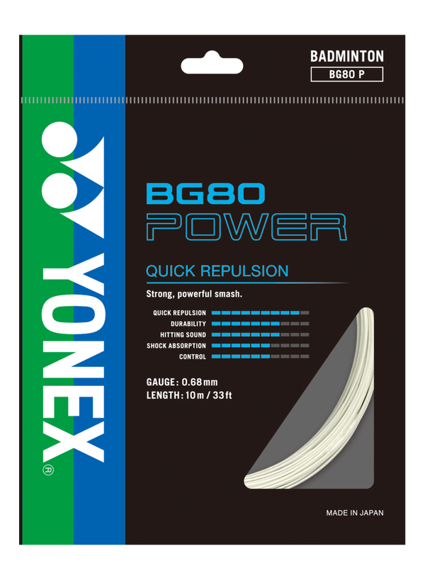 Yonex Badminton String BG80 Power | TopCricketStore USA