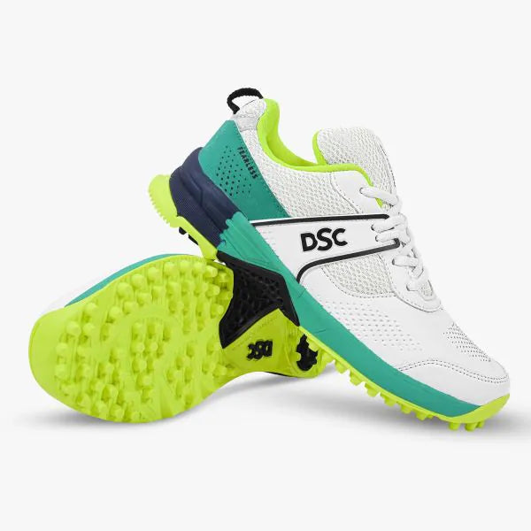 DSC Jaffa Neo (Sea green & Yellow) Adult Cricket Shoes