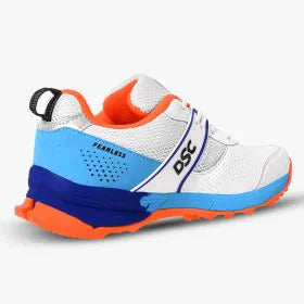 DSC Jaffa Neo (Blue & Orange) Junior / Youth Cricket Shoes
