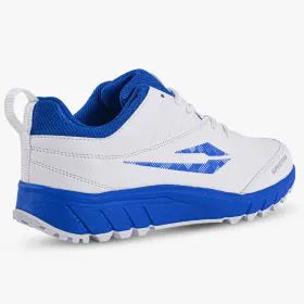 DSC Superstorm (Blue & White) Junior / Youth Cricket Shoes by DSC - packaging view - TopCricketStore