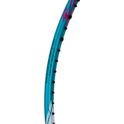 Li-Ning Halbertec 8000 Badminton Pink/Green Racket Prestrung by Li-Ning - back view - TopCricketStore