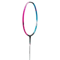 Li-Ning Halbertec 8000 Badminton Pink/Green Racket Prestrung by Li-Ning - close-up detail - TopCricketStore