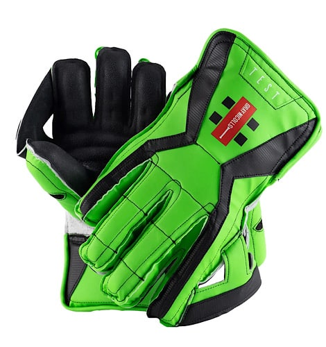 Gray-Nicolls GN8 Test Green Adult Cricket Wicket Keeping Gloves