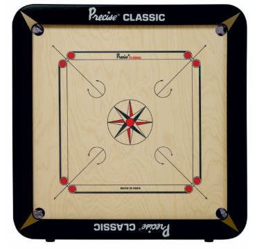Precise Champion Classic English Birch Ply Carrom Board (24mm) by Precise - TopCricketStore