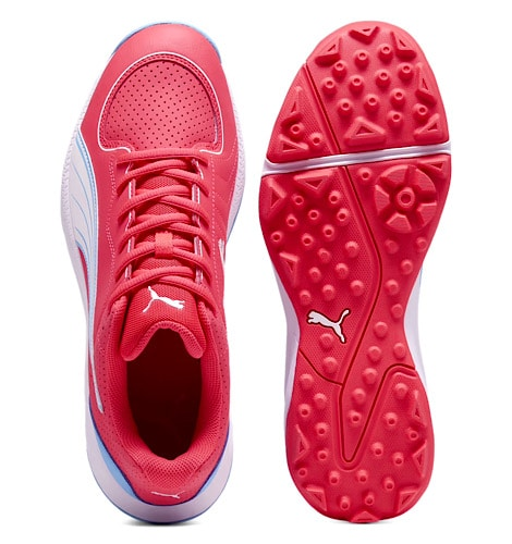 Puma 24 Luminous Blue White (Dual Colored) Cricket Shoes