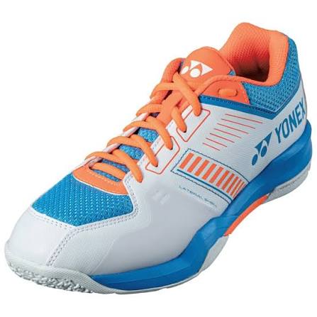 Yonex Badminton Shoe Power Cushion Strider Flow Unisex (White / Sky Blue) Yonex