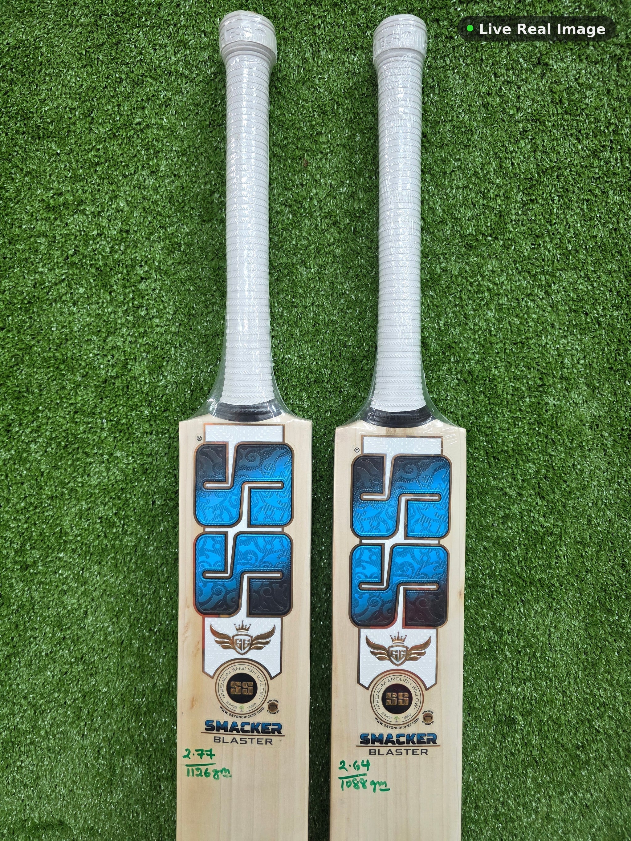 SS GG Smacker Blaster English Willow Cricket Bat S — Live Real Image