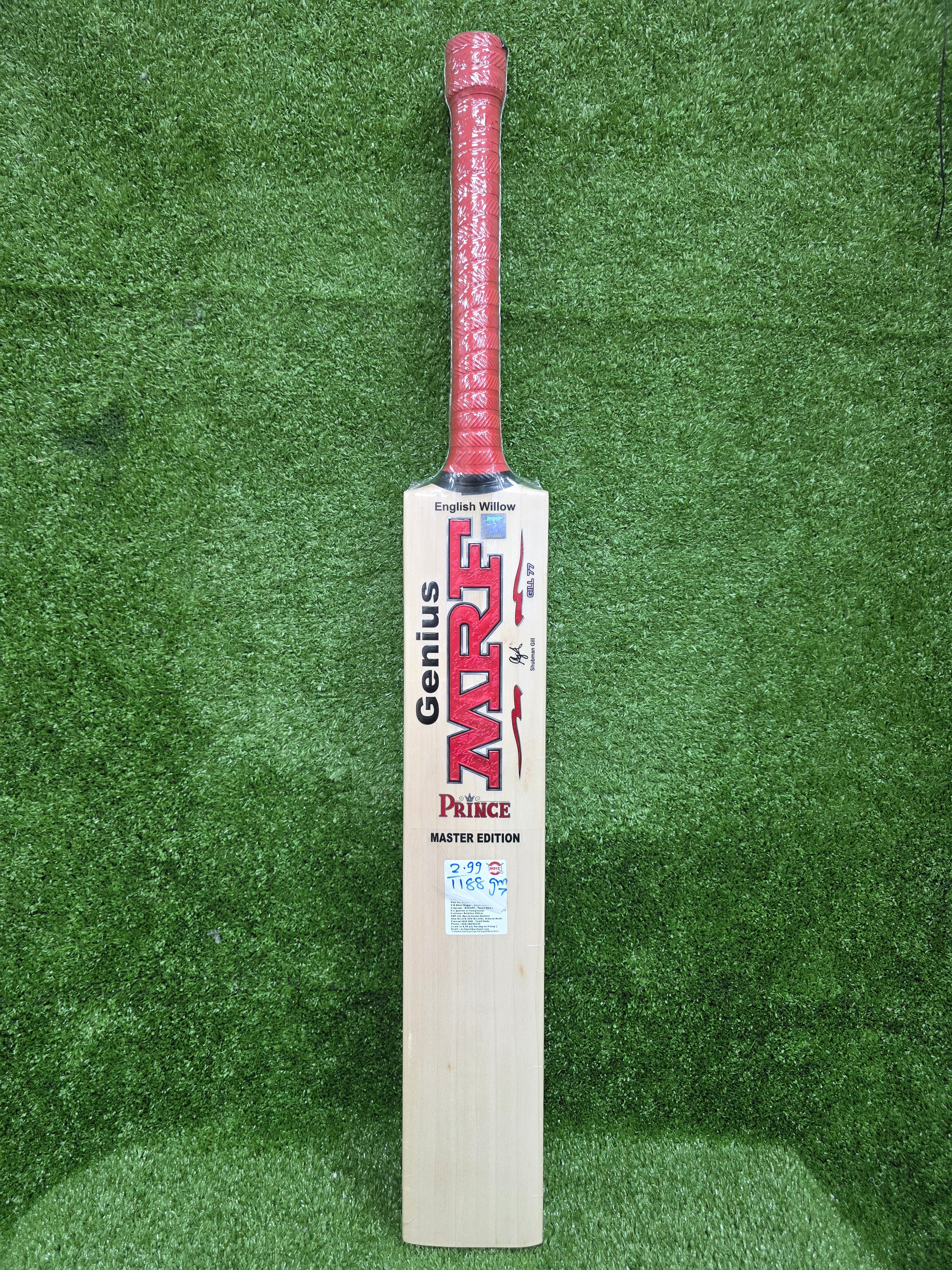 MRF Prince Master Edition English Willow Cricket Bat MRF