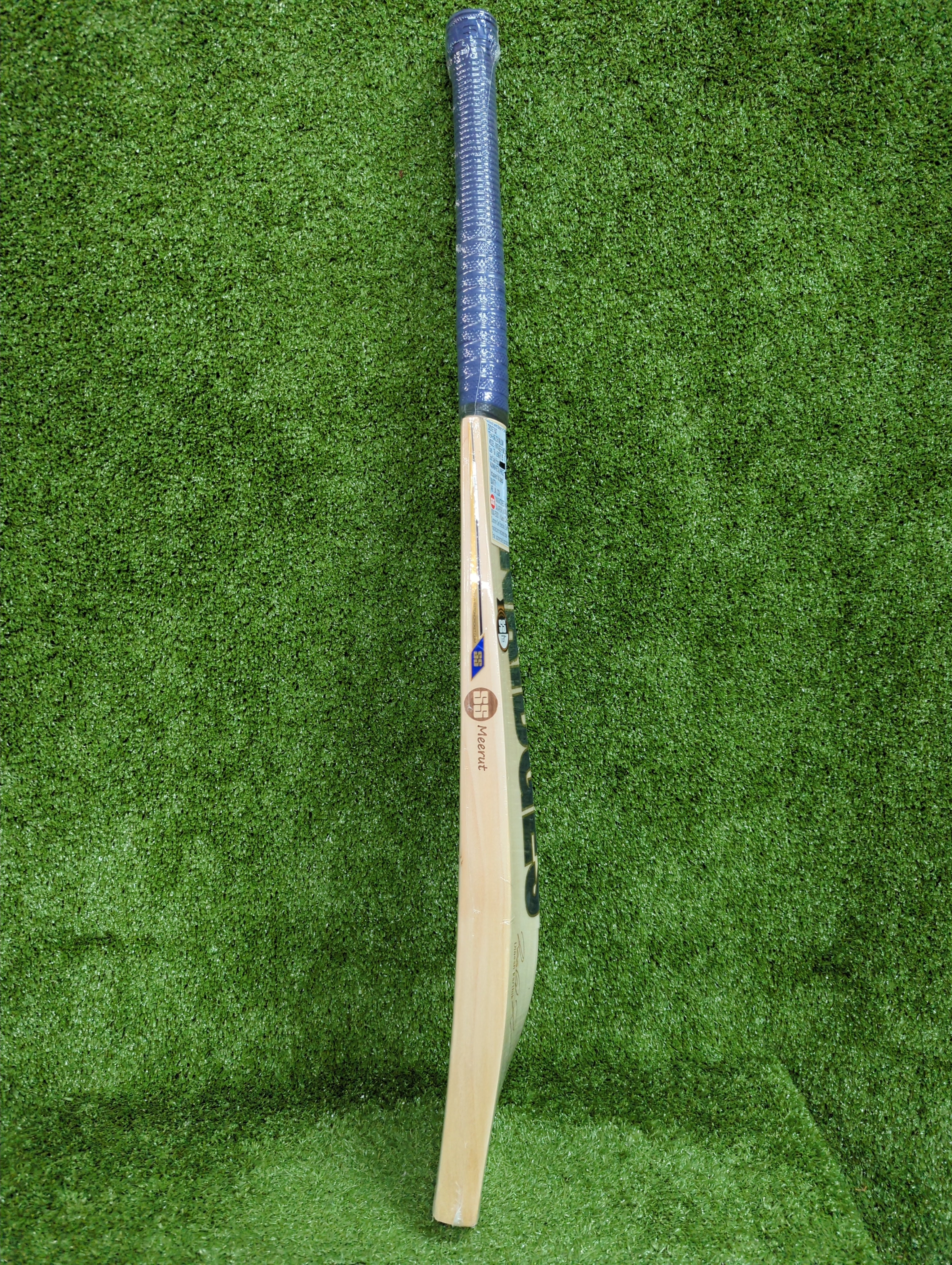 SS Vintage Finisher One (Dinesh Karthik) English Willow Cricket Bat Long Handle by SS - back view - TopCricketStore