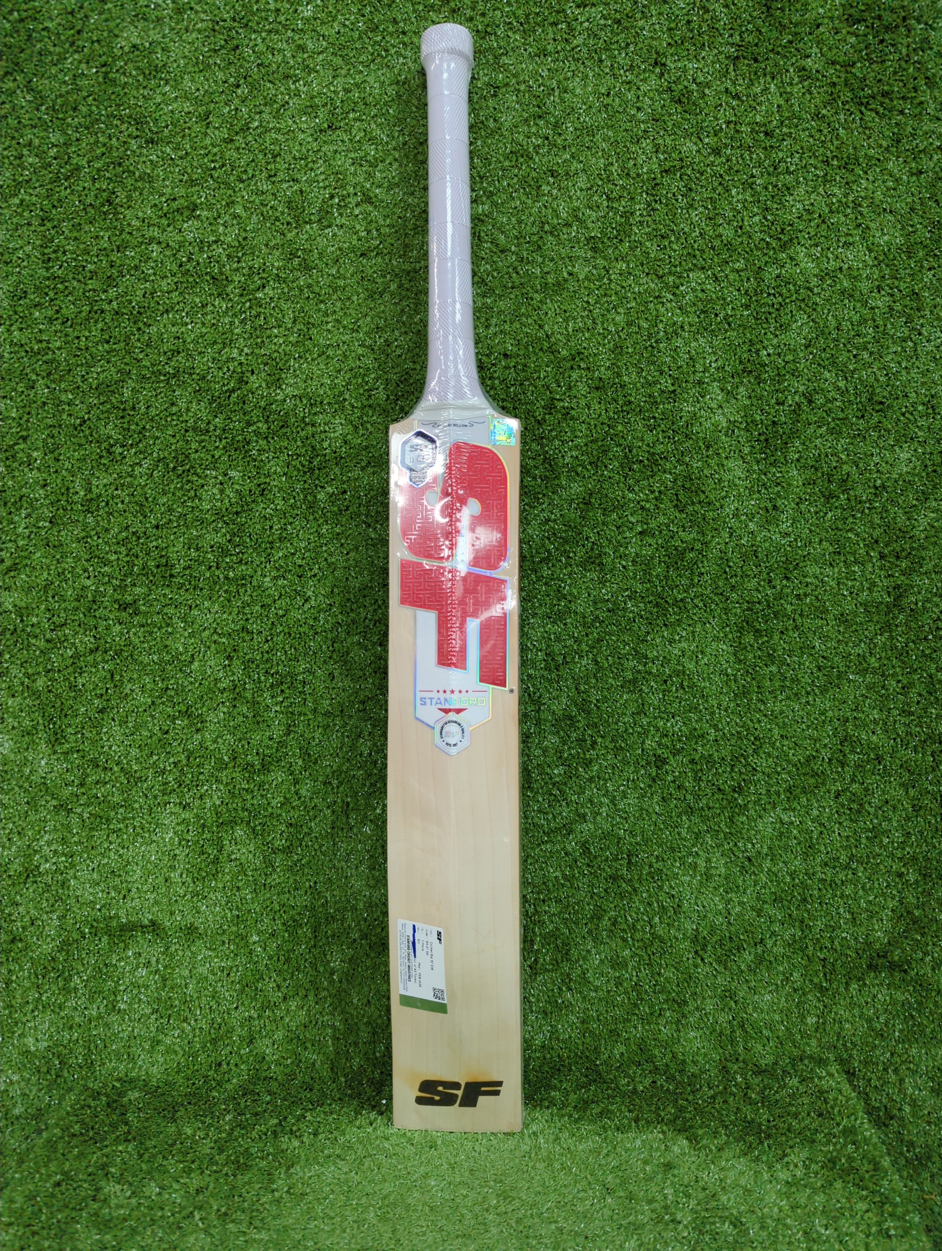 SF SS 27 English Willow Bat (Shashank Singh Players) by SF - packaging view - TopCricketStore