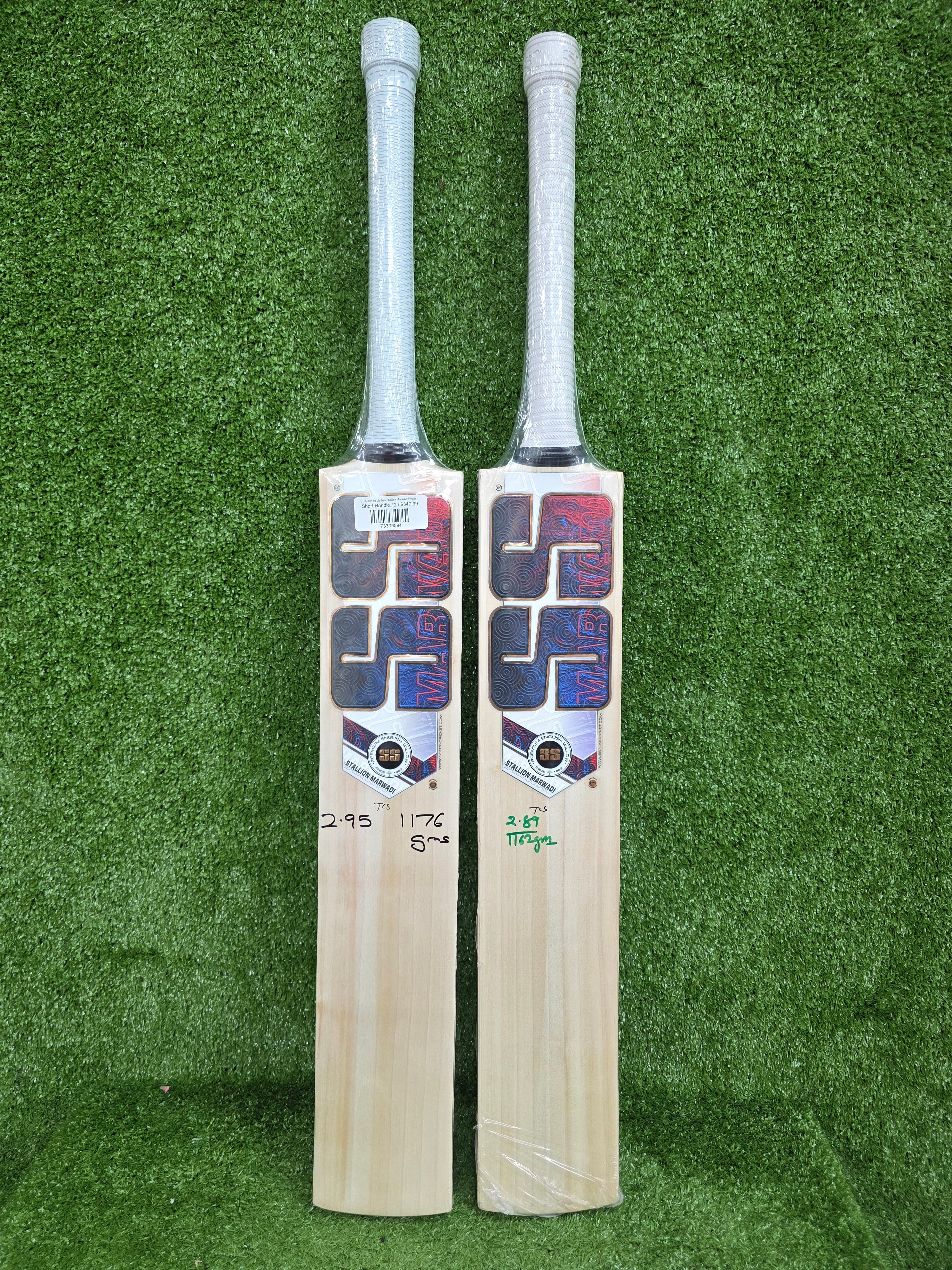 SS Ravindra Jadeja Stallion Marwadi English Willow Cricket Bat - Grade 2 SS
