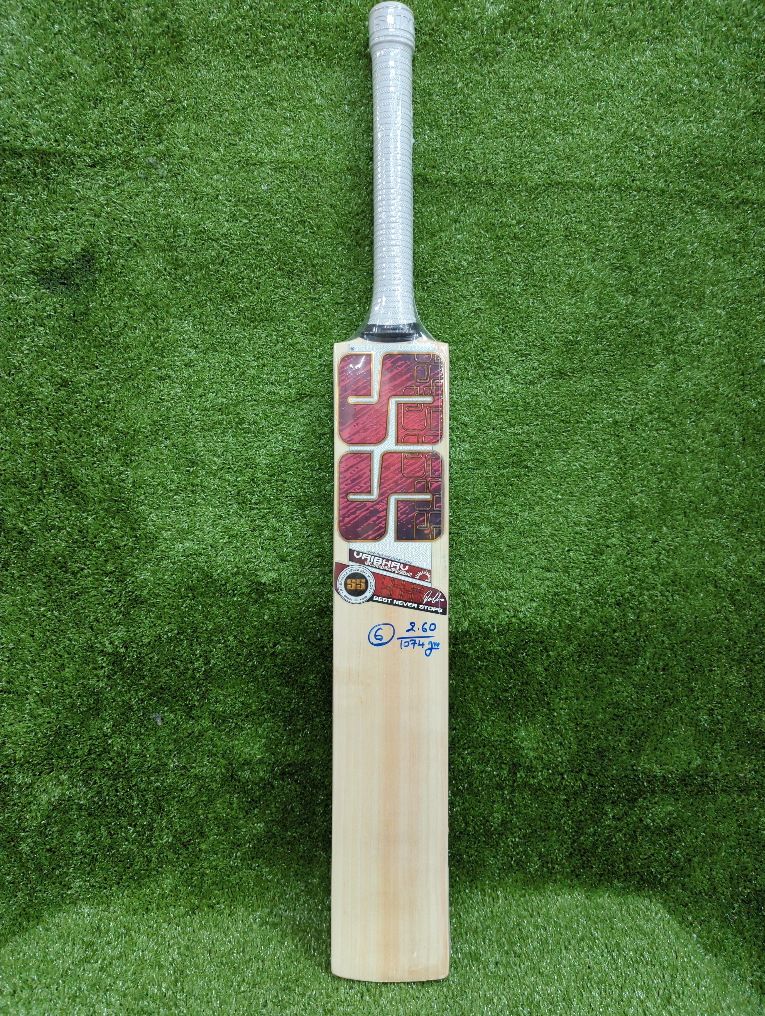 SS Vaibhav Suryavanshi Players Edition Junior / Youth English Willow Cricket Bat SS