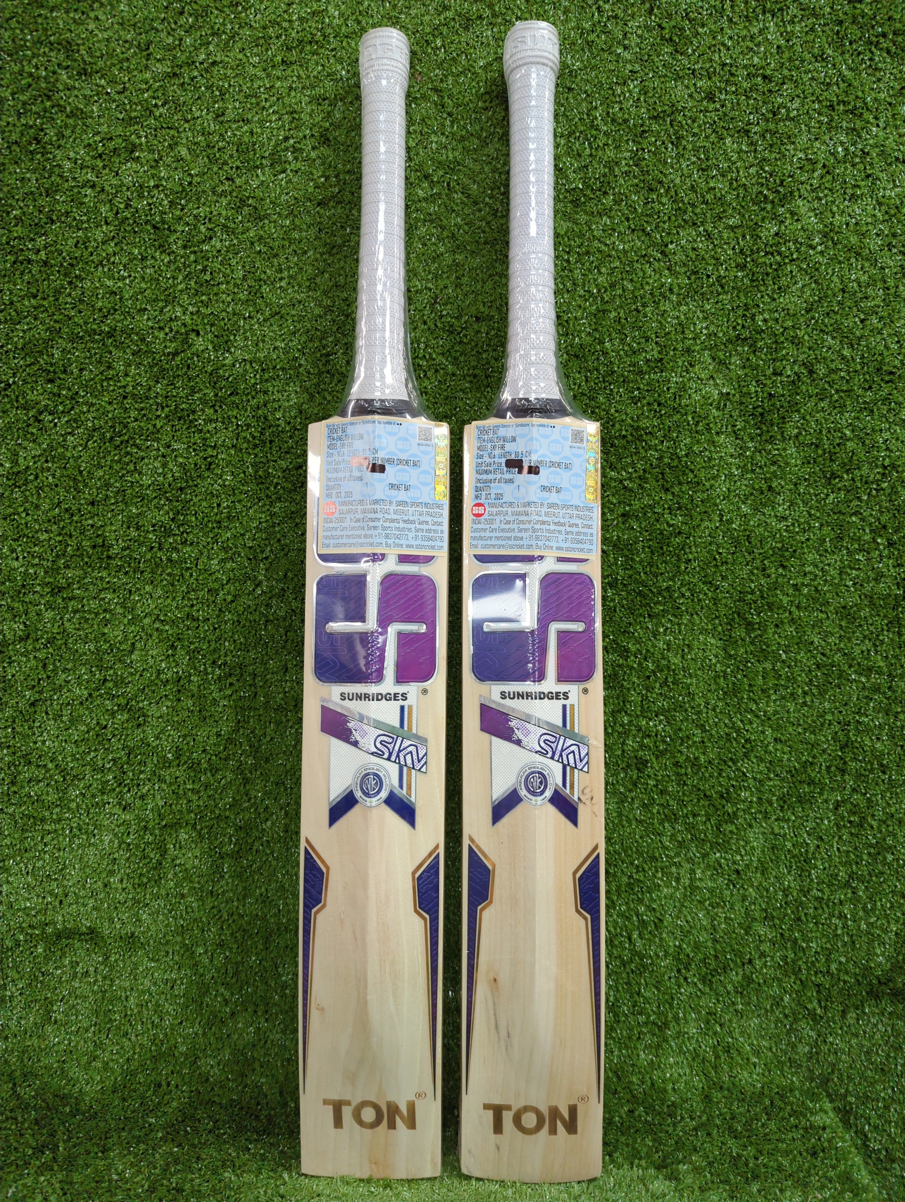 SS Sky Fire Junior / Youth English Willow Cricket Bat
