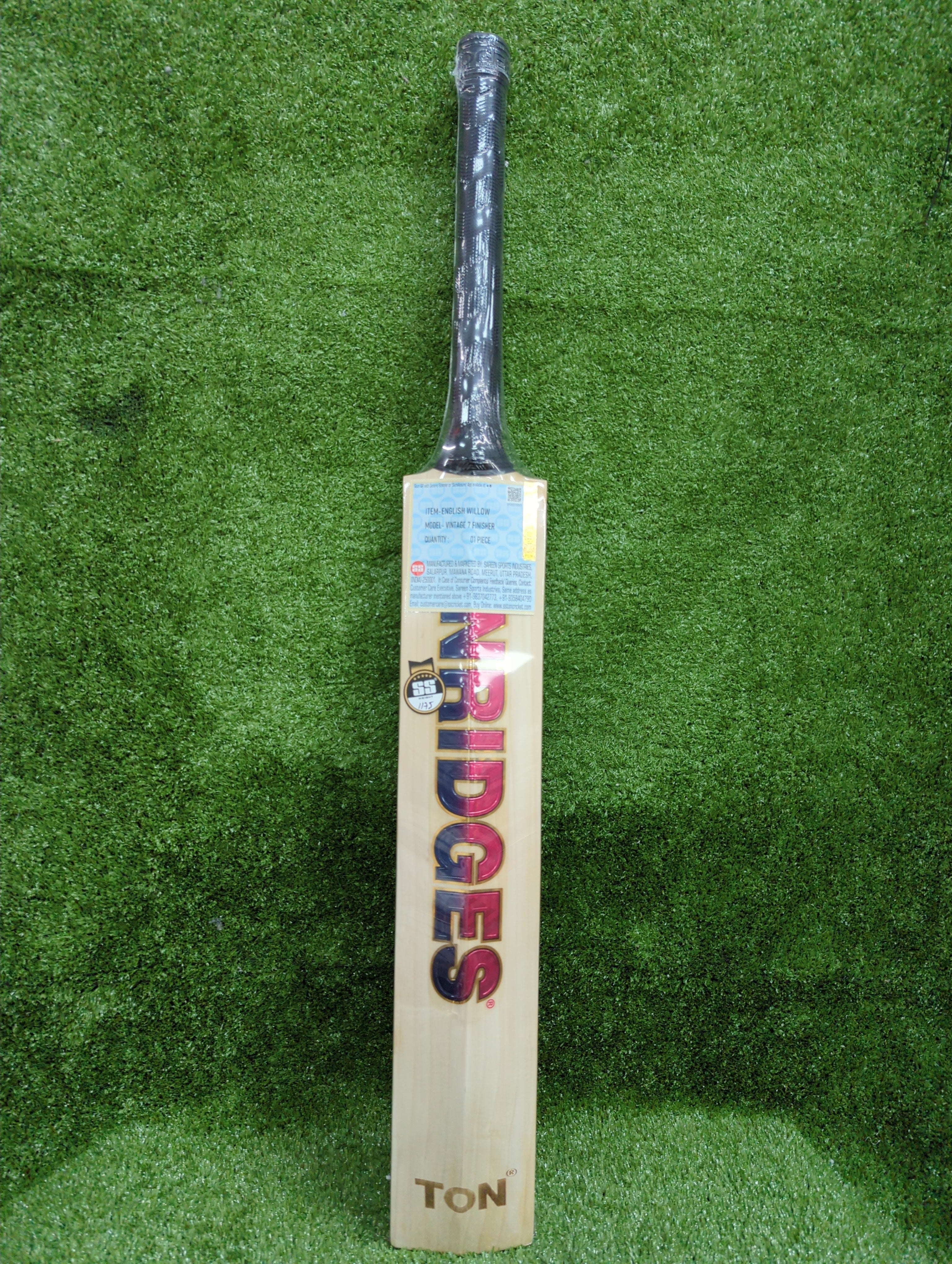 SS Vintage Finisher 7 English Willow Cricket Bat SS