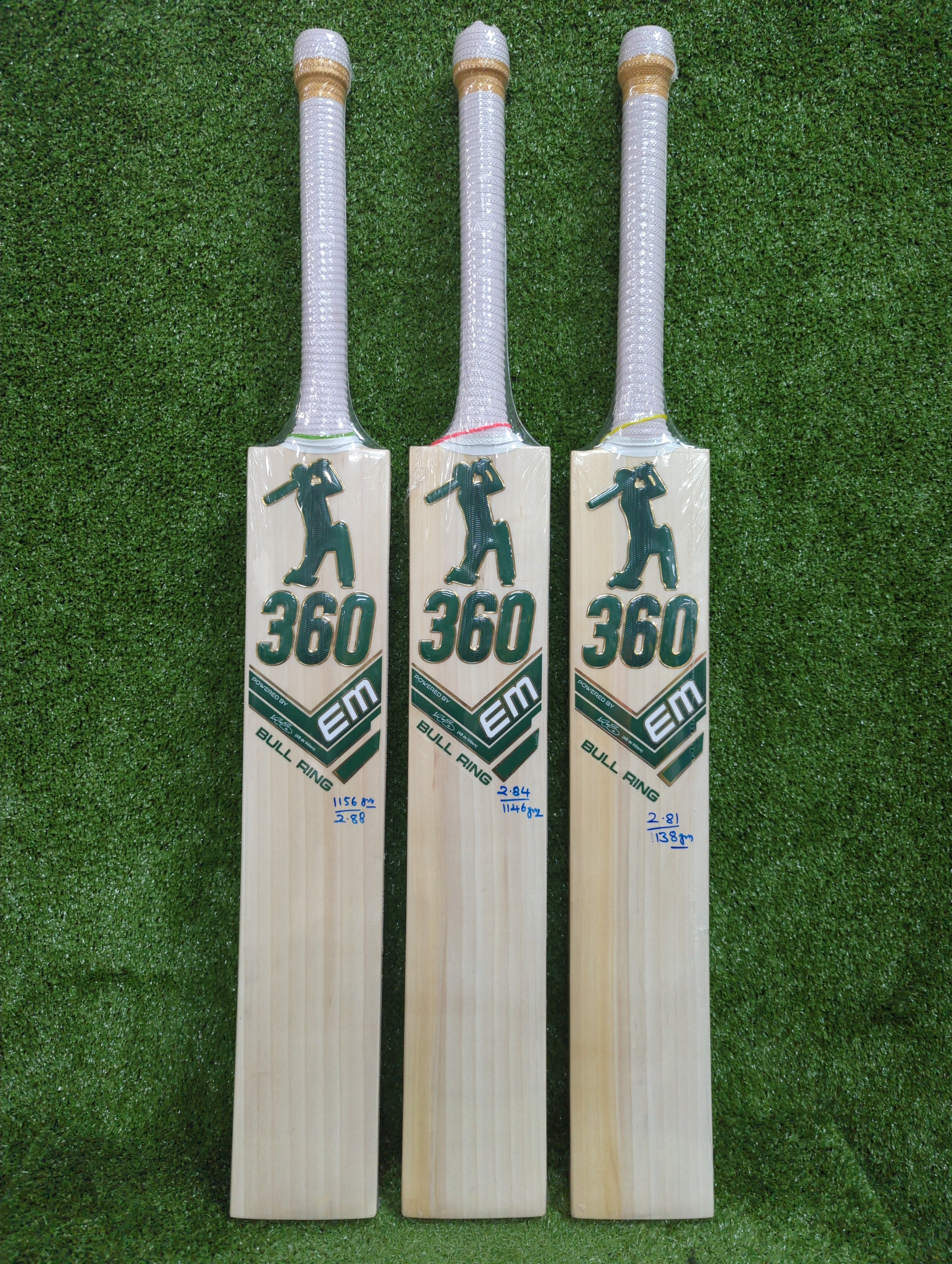 EM 360 Bull Ring AB de Villiers English Willow Cricket Bat