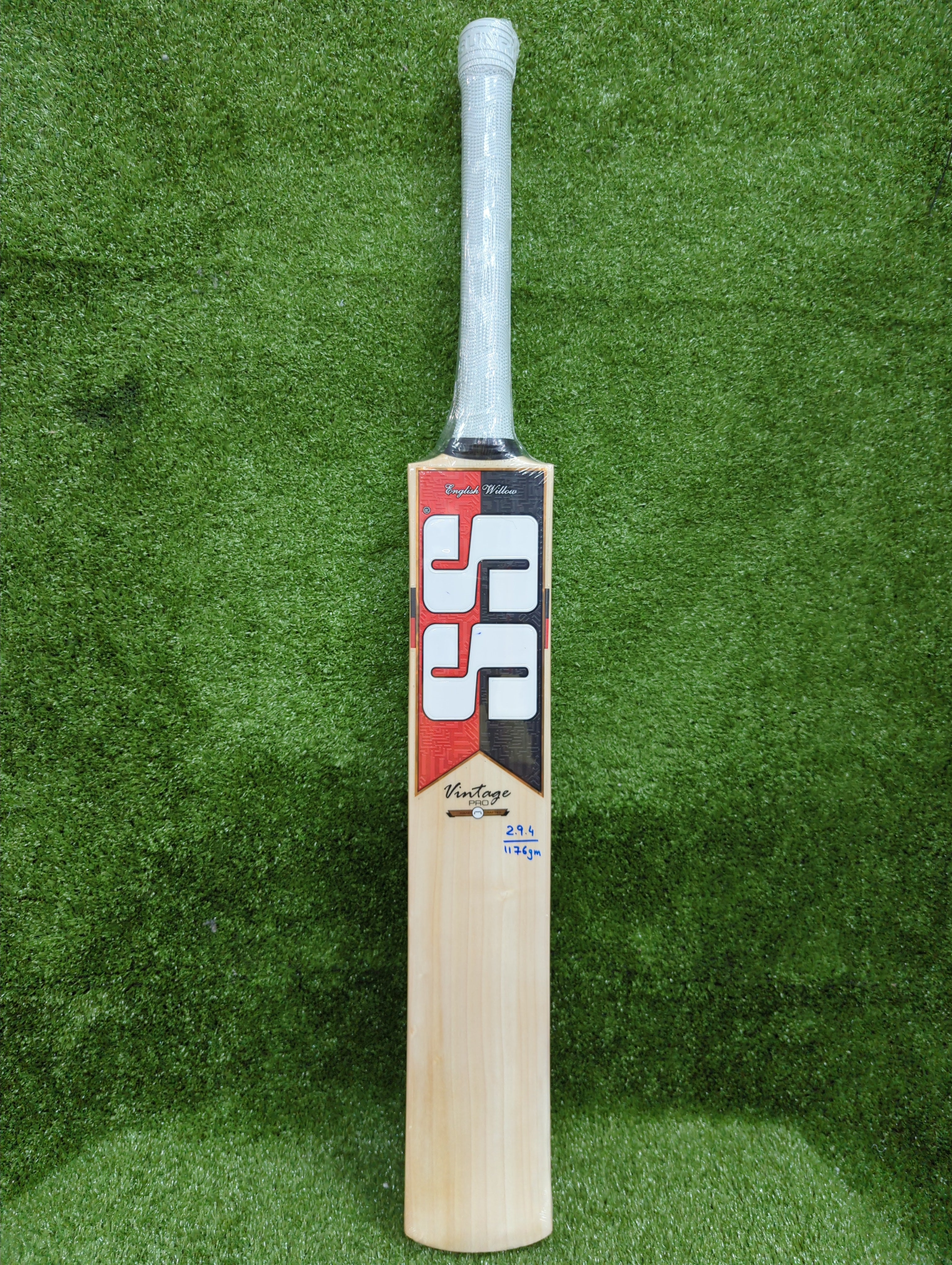 SS Vintage Pro English Willow Cricket Bat – Short Handle SS