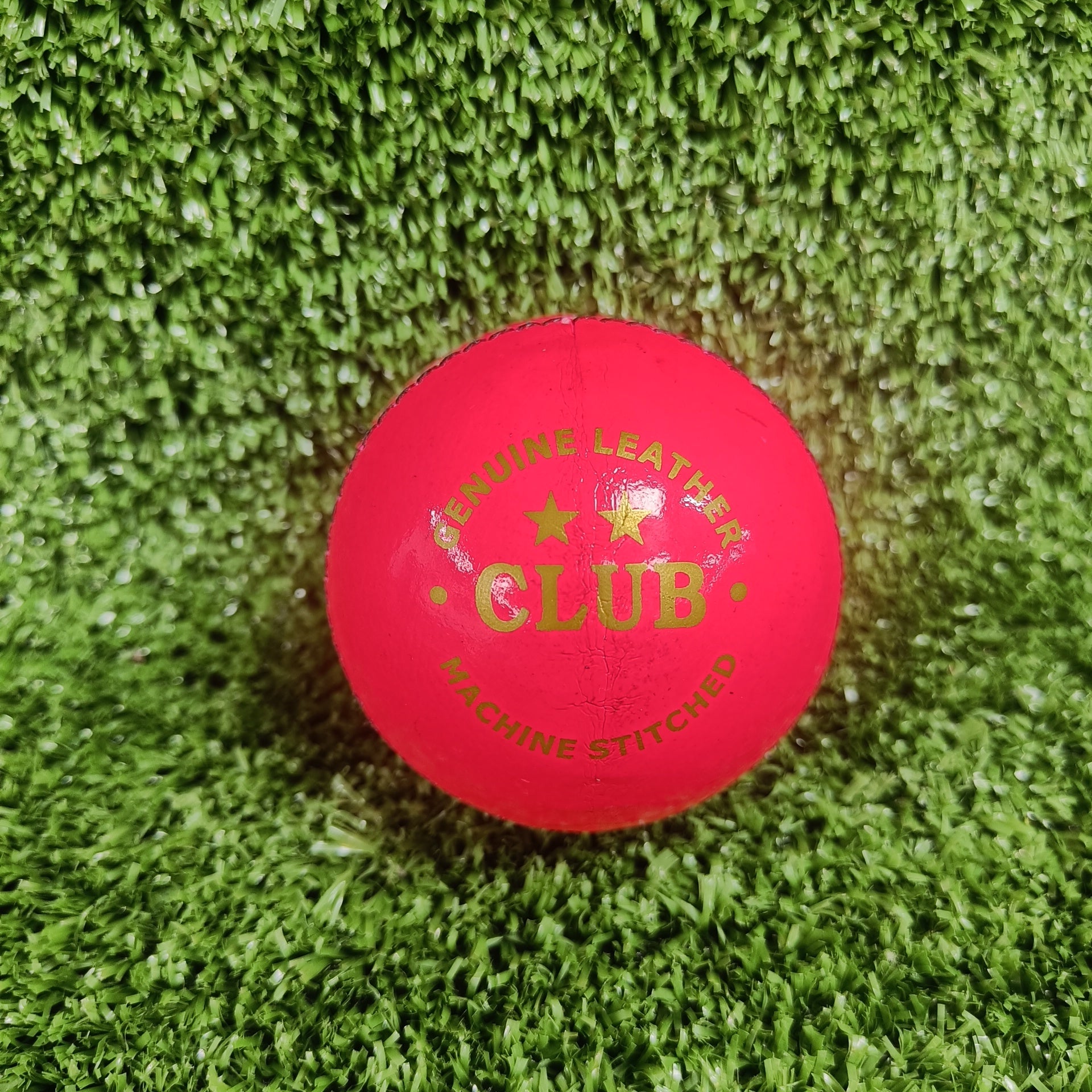 Raydn Club Pink Cricket Leather Ball