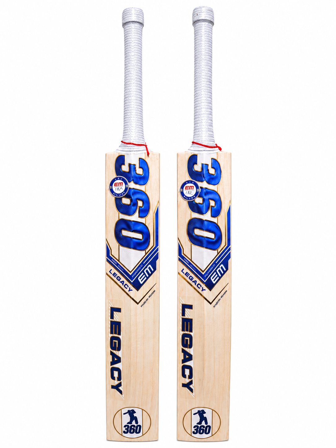 EM 360 Legacy AB de Villiers English Willow Cricket Bat by EM - alternate view 4 - TopCricketStore