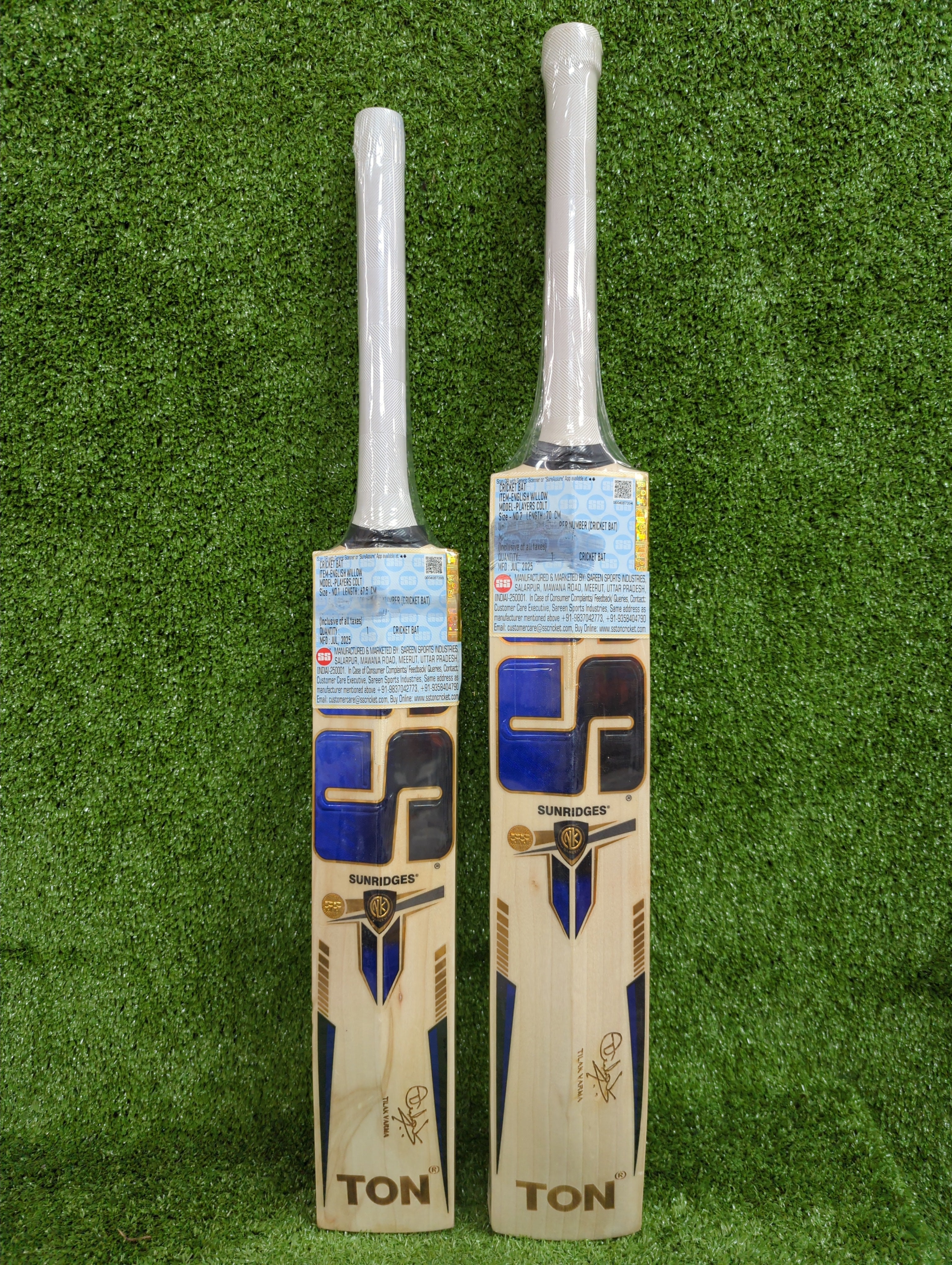 SS Tilak Varma Players Colt Junior / Youth English Willow Cricket Bat