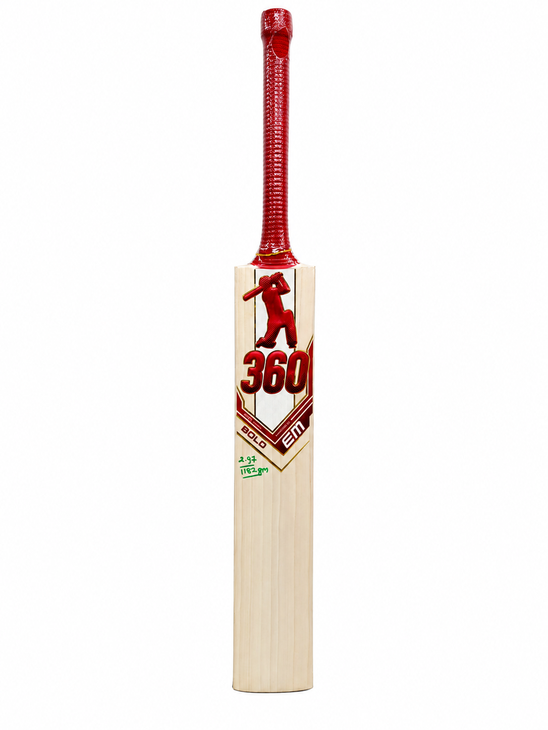 EM 360 Bold AB de Villiers English Willow Cricket Bat EM