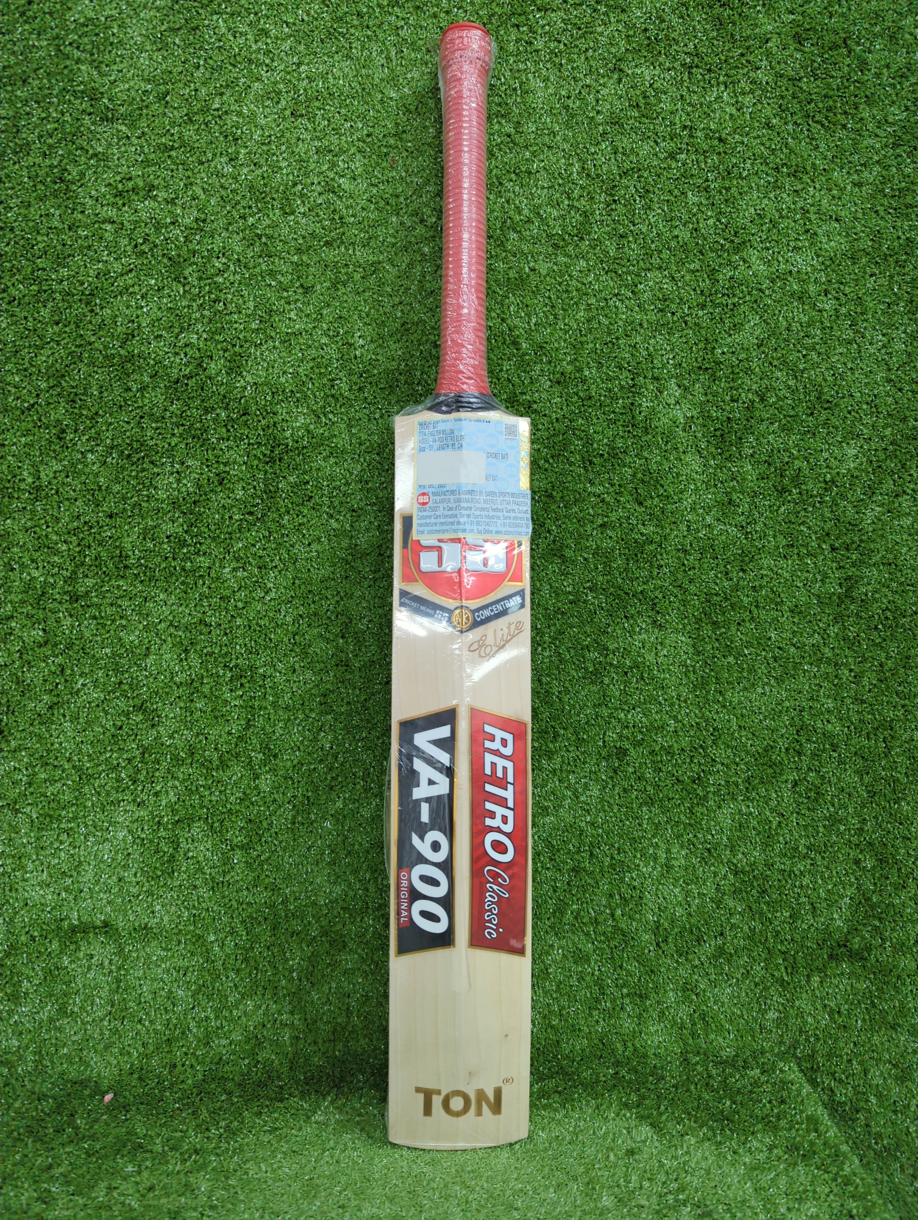 SS VA 900 Retro Classic Elite English Willow Cricket Bat by SS