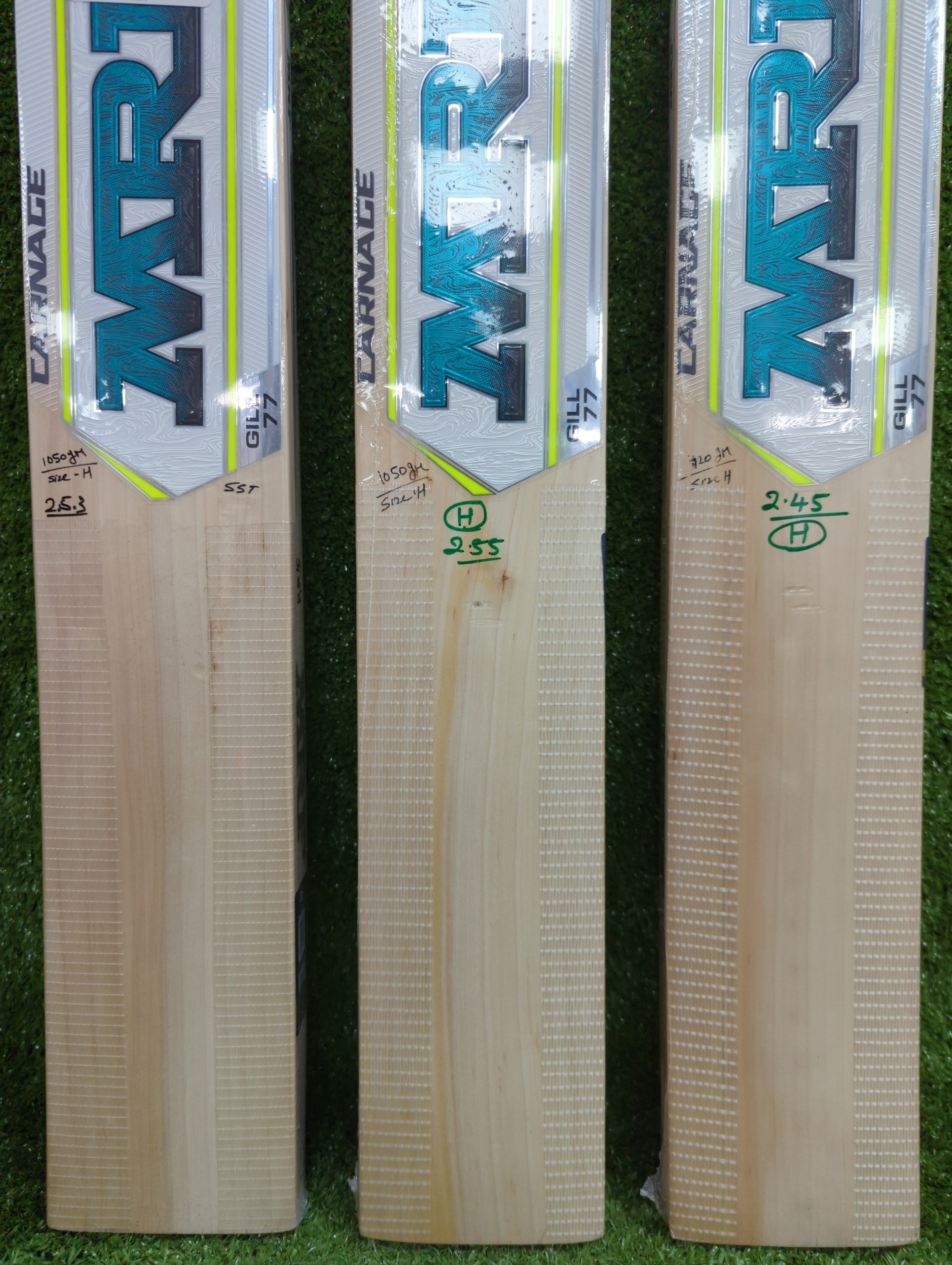 MRF Carnage GILL 77 Harrow English Willow Cricket Bat