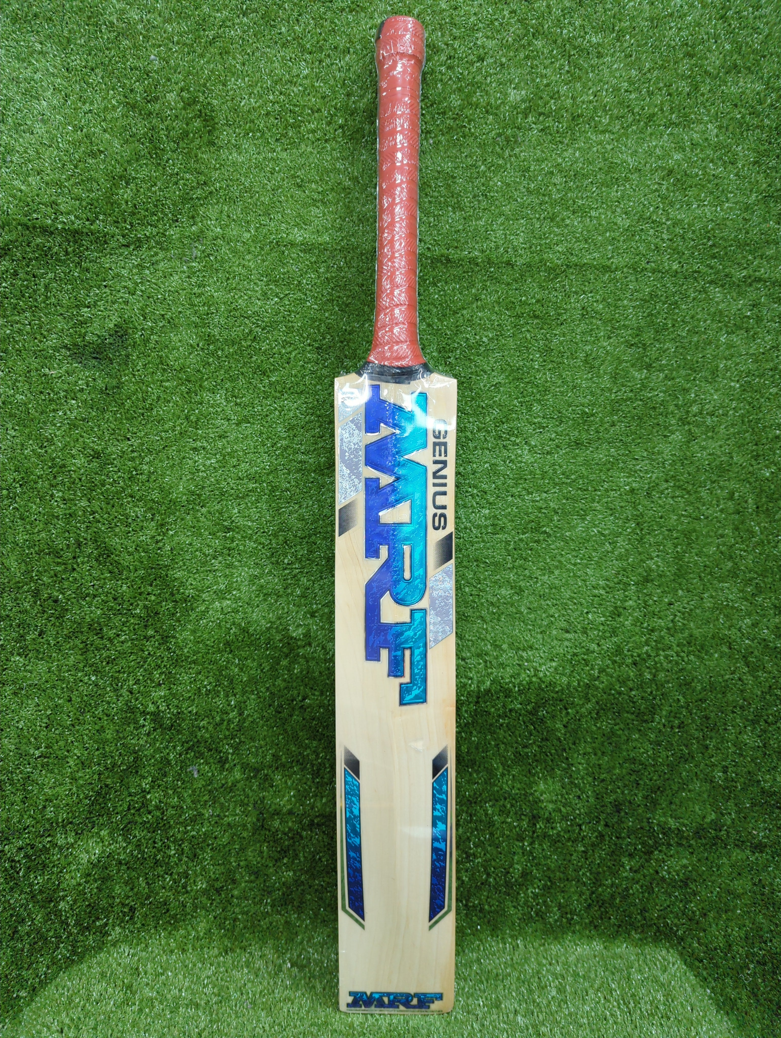 MRF VK 18 Genius Muscle English Willow Cricket Bat - Long Blade MRF