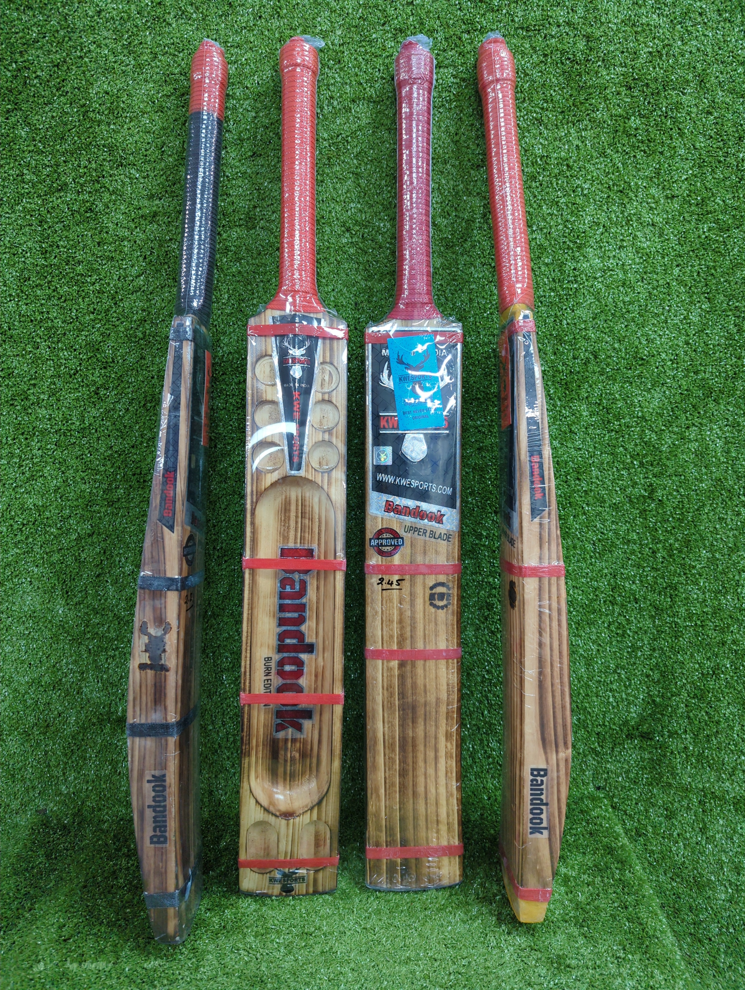 Bandook Upper Blade Kashmir Willow Scoop Cricket Bat - Brown