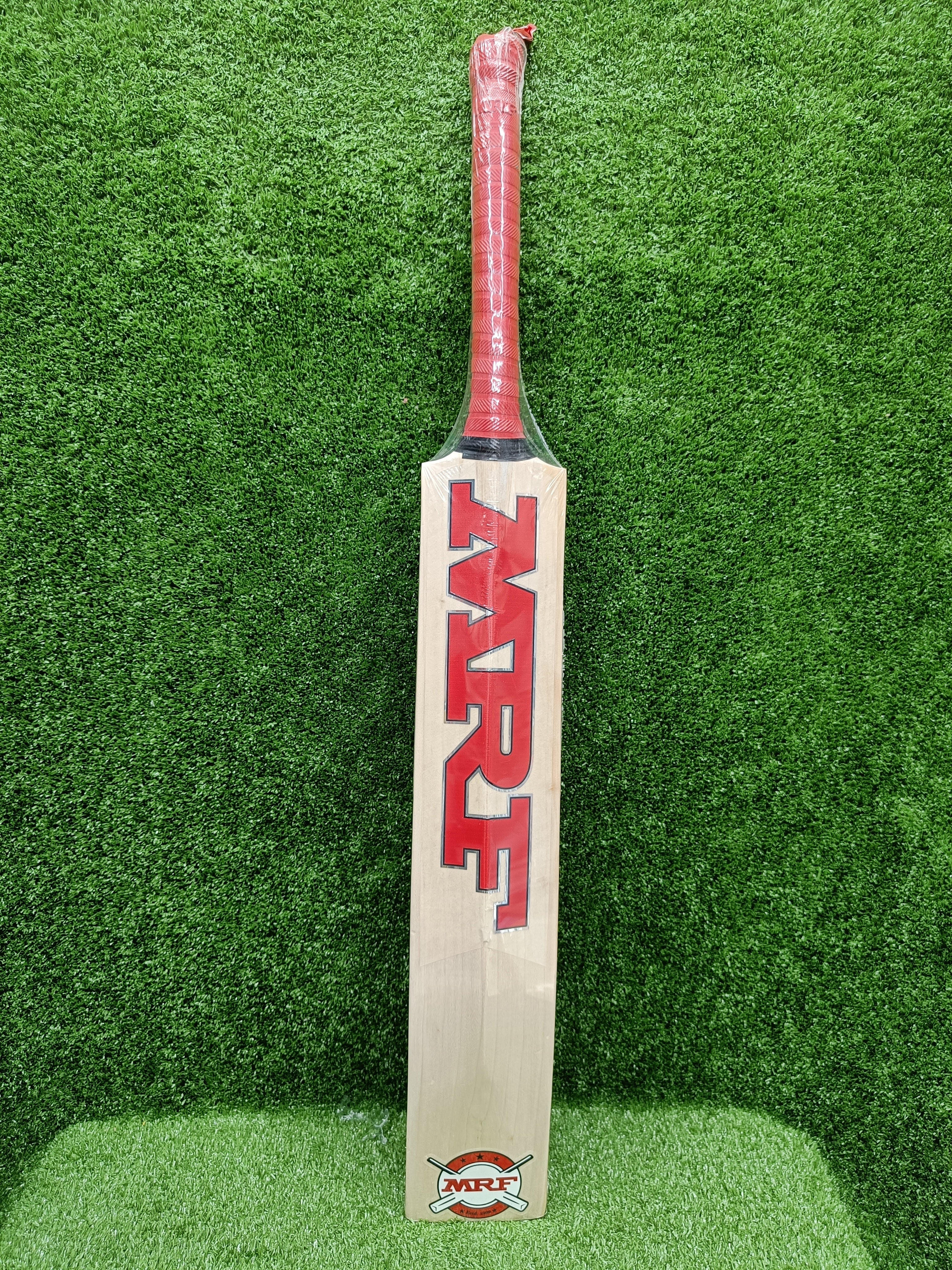 MRF Genius Grand Edition Cricket Bat by MRF - packaging view - TopCricketStore