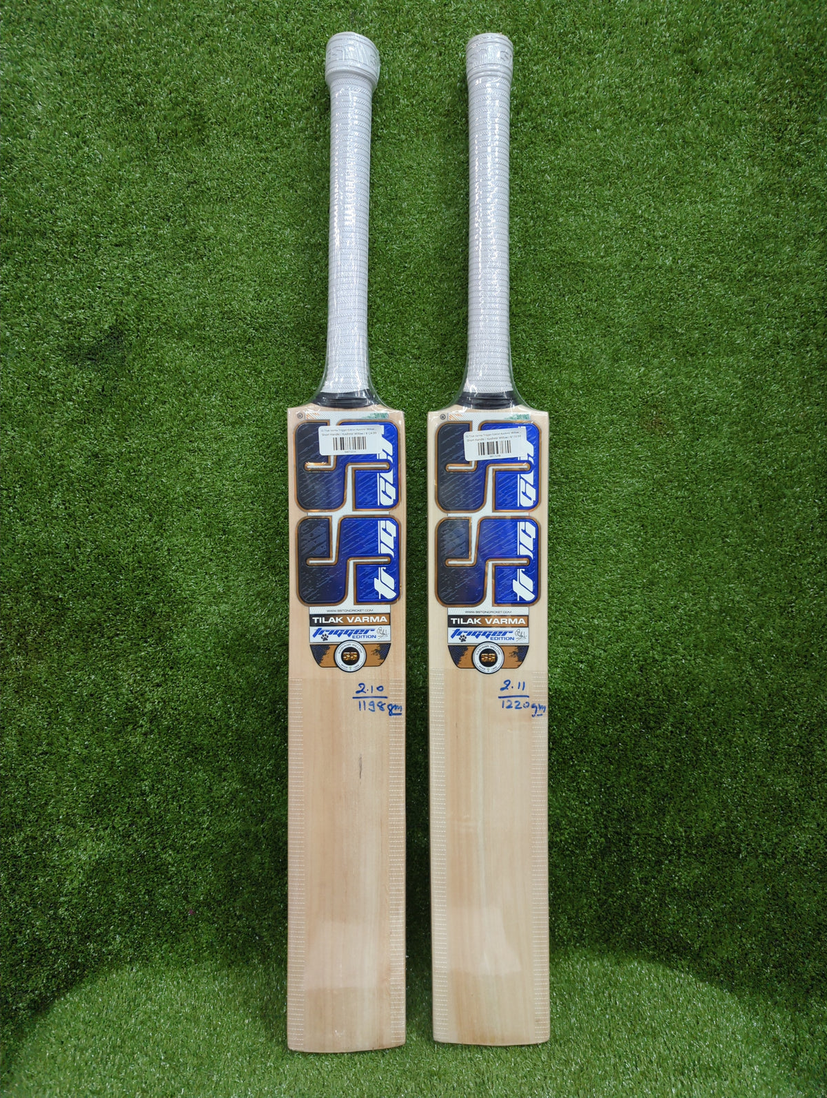 SS Tilak Varma Trigger Edition Kashmir Willow Cricket Bat SS