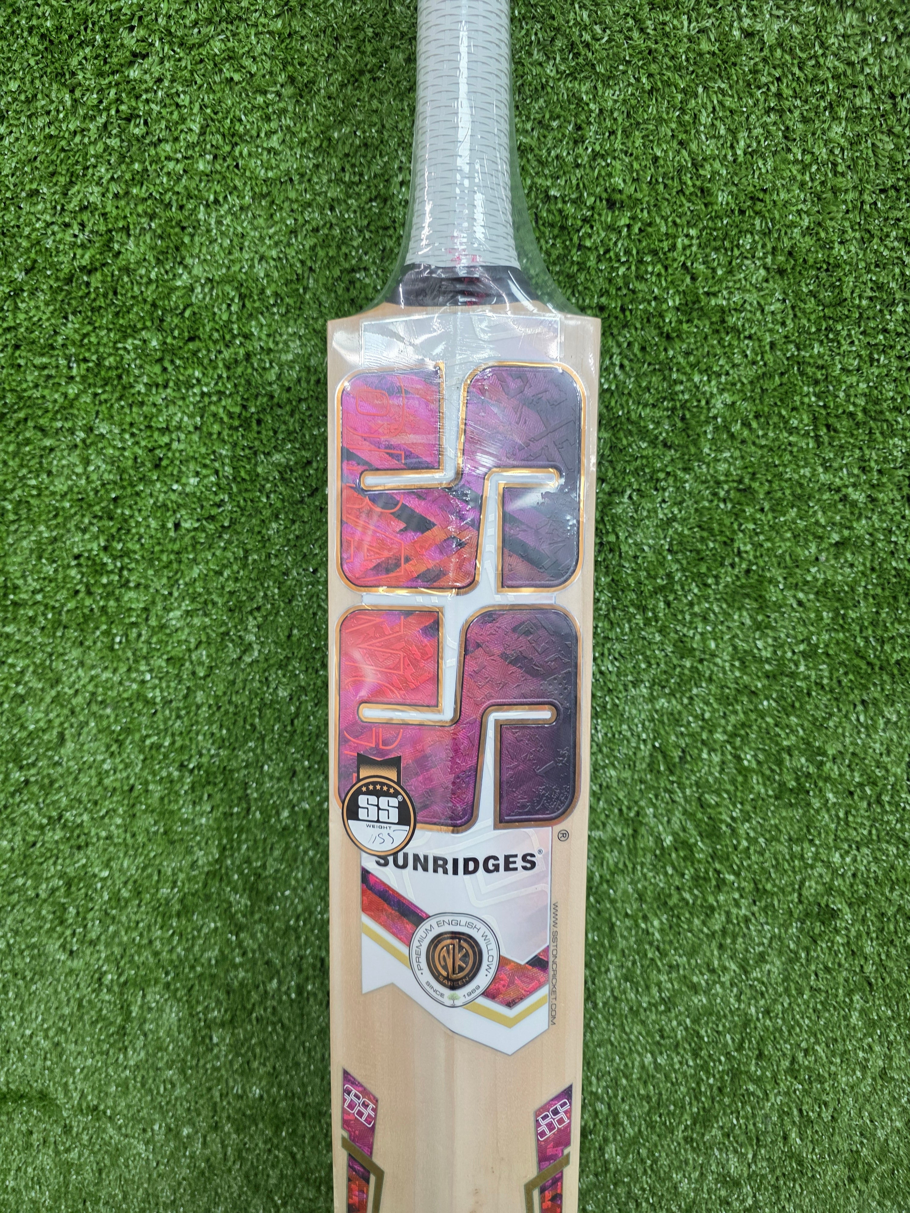 SS Orange English Willow Cricket Bat