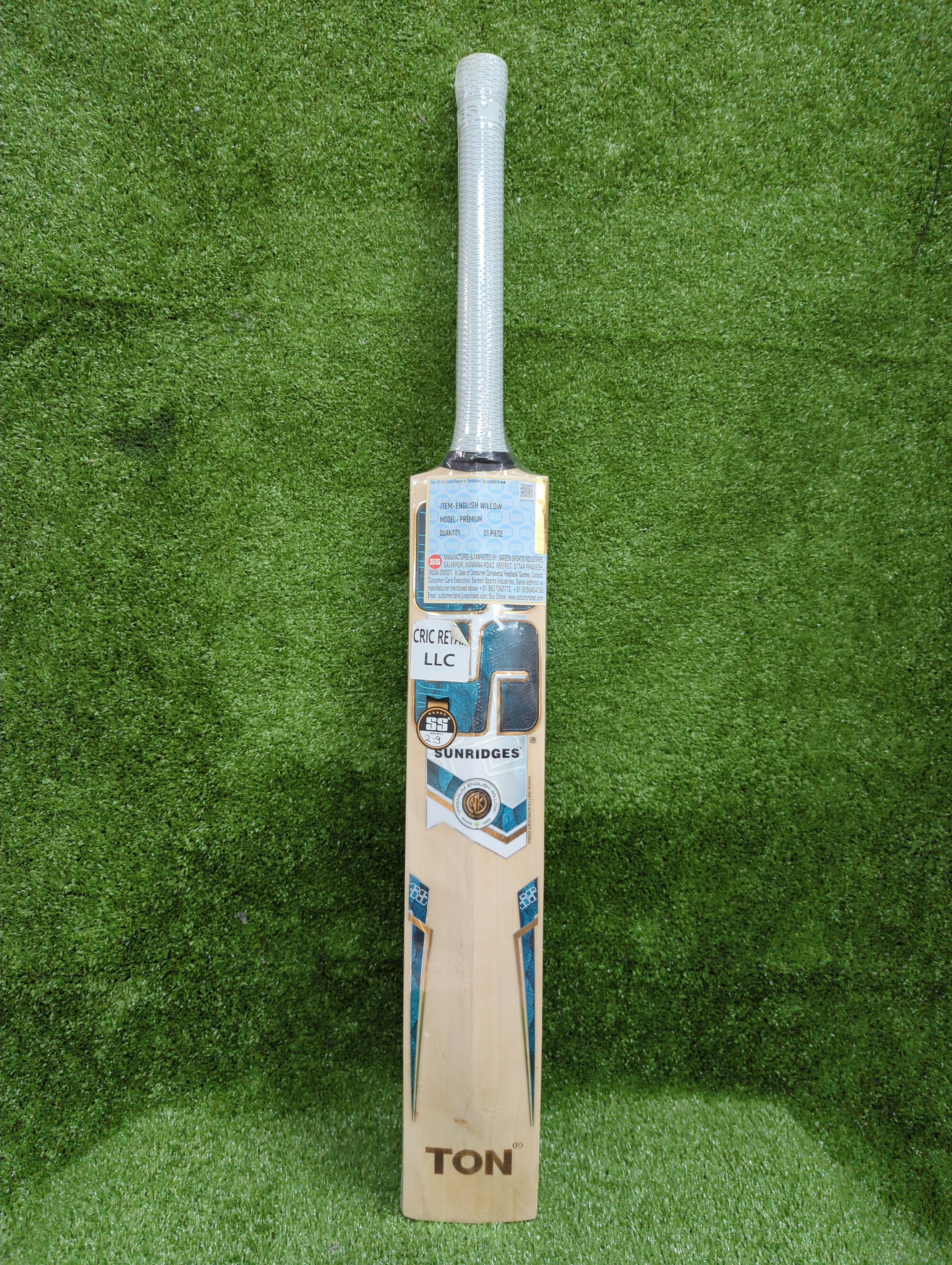 SS Premium English Willow Cricket Bat Long Blade SS