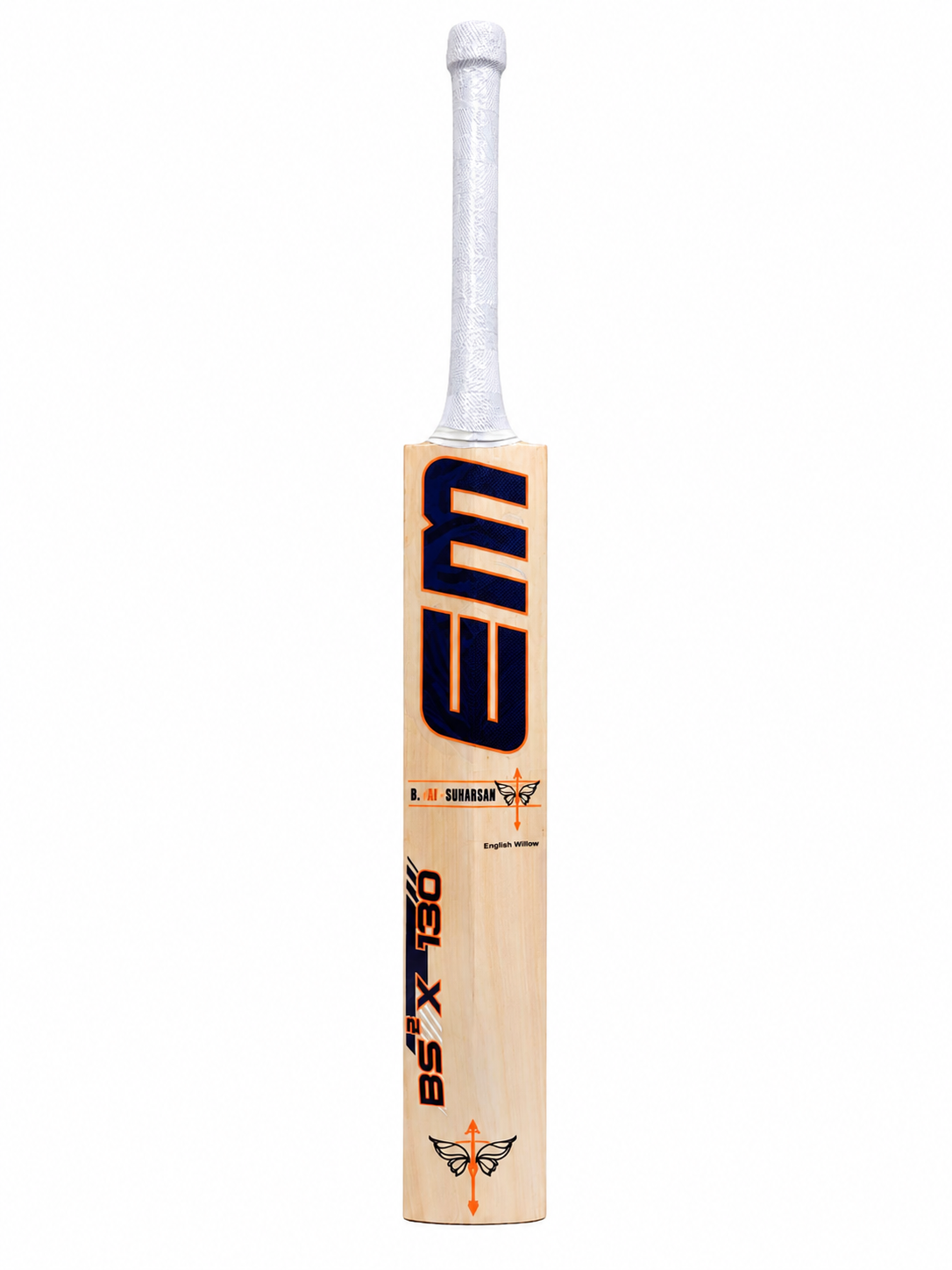 EM B.Sai Sudharshan 130 English Willow Cricket Bat by EM - alternate view 4 - TopCricketStore