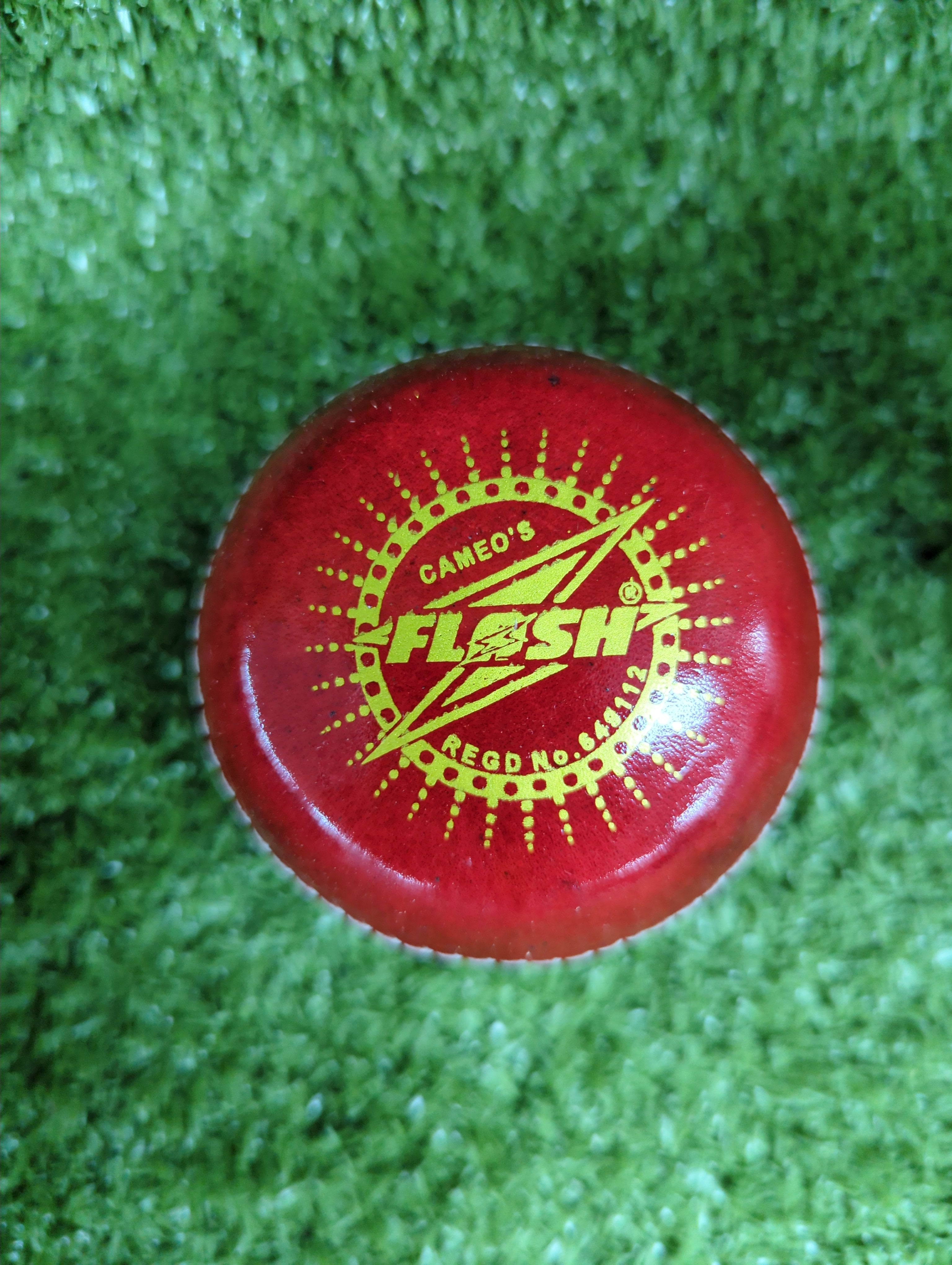 Flash Flat Seam Cricket Training Leather Ball