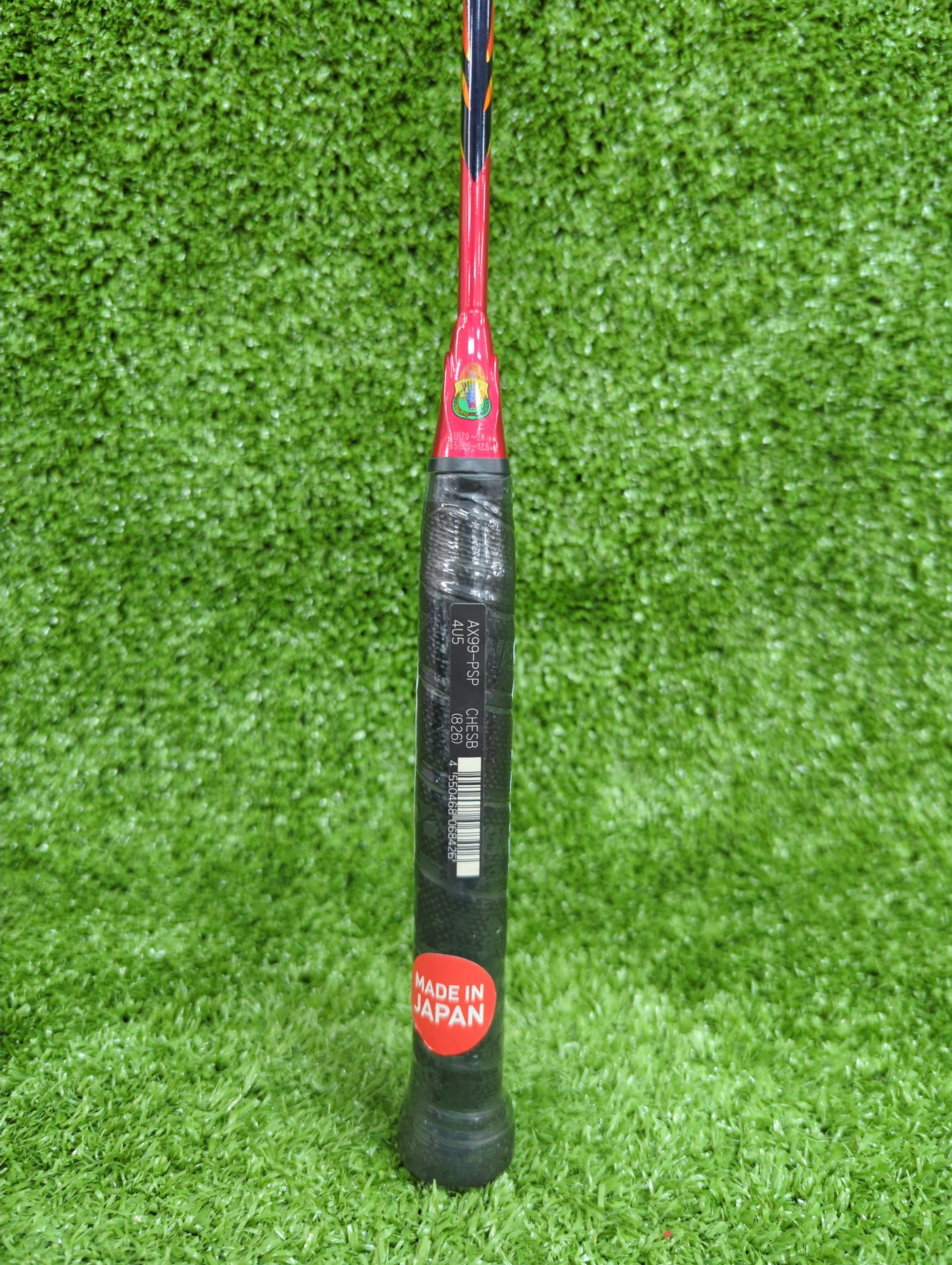 Yonex Astrox 99 Pro Cherry Sunburst Badminton Racket Prestrung - Made in Japan by Yonex - packaging view - TopCricketStore