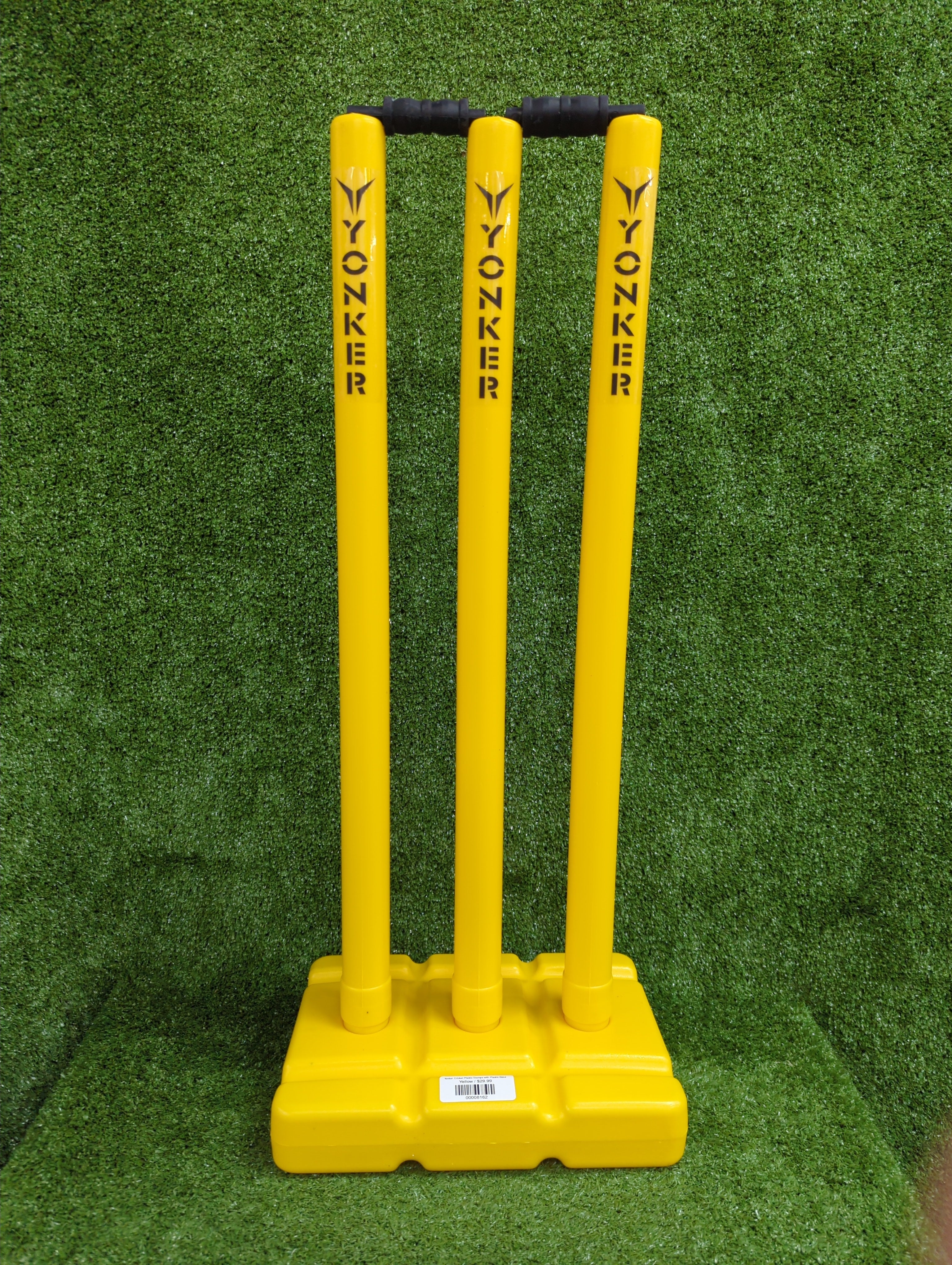 Yonker Cricket Plastic Stumps with Plastic Base