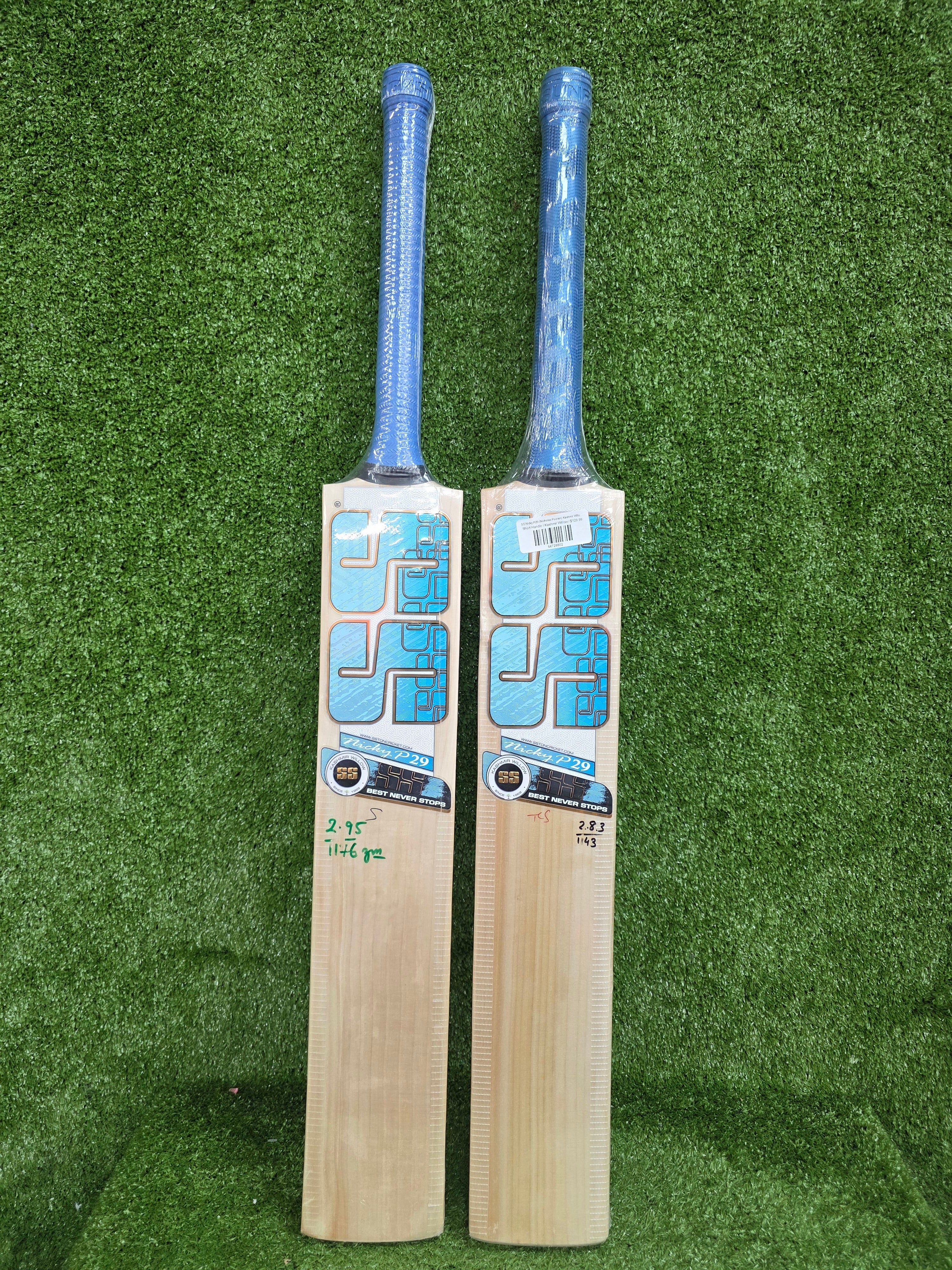 SS Nicky P29 Kashmir Willow Bat - Short Handle SS
